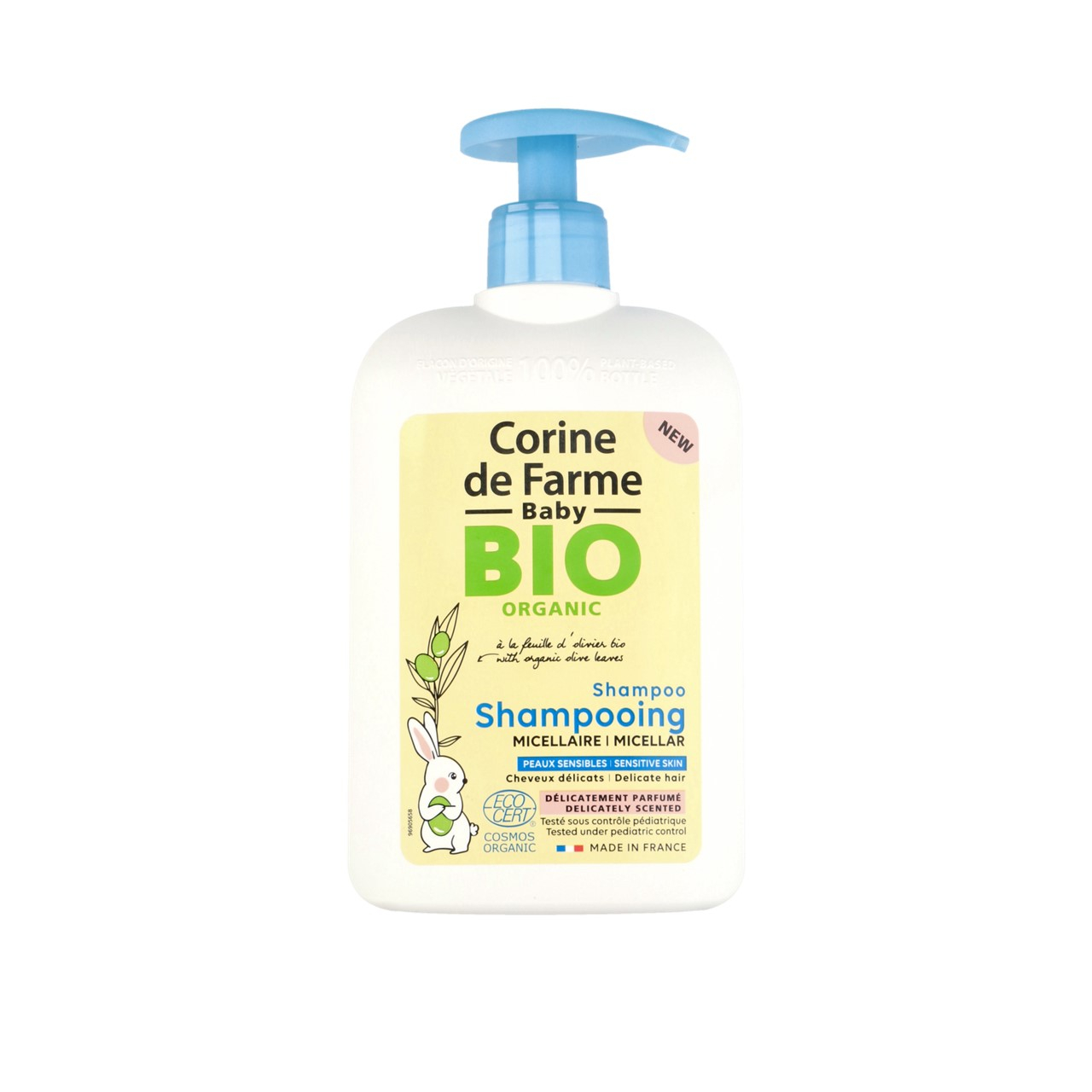 Corine de Farme Baby Bio Champú Micelar con Hojas de Oliva Ecológicas 480ml