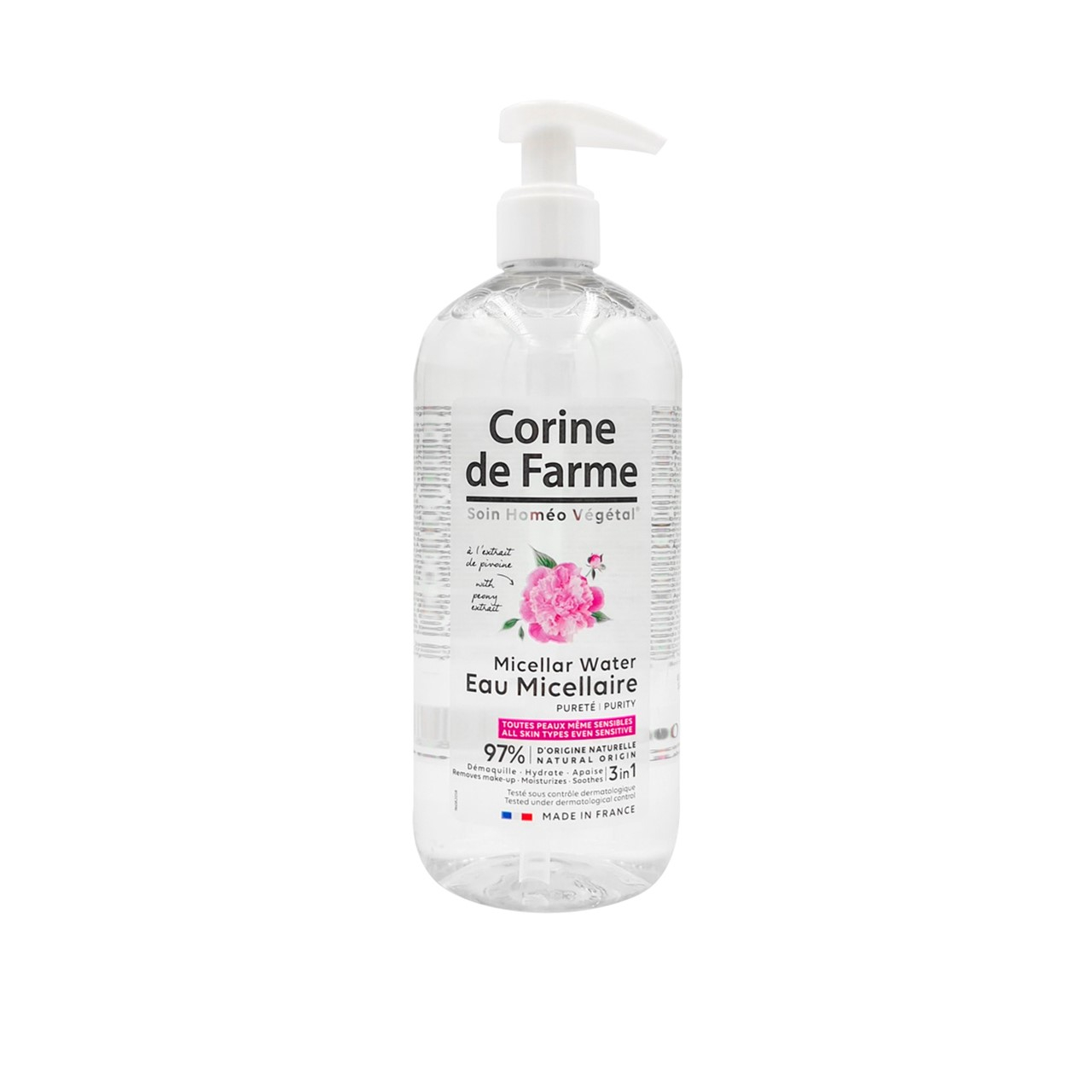 Corine de Farme ماء ميسيلار with Peony Extract 500ml