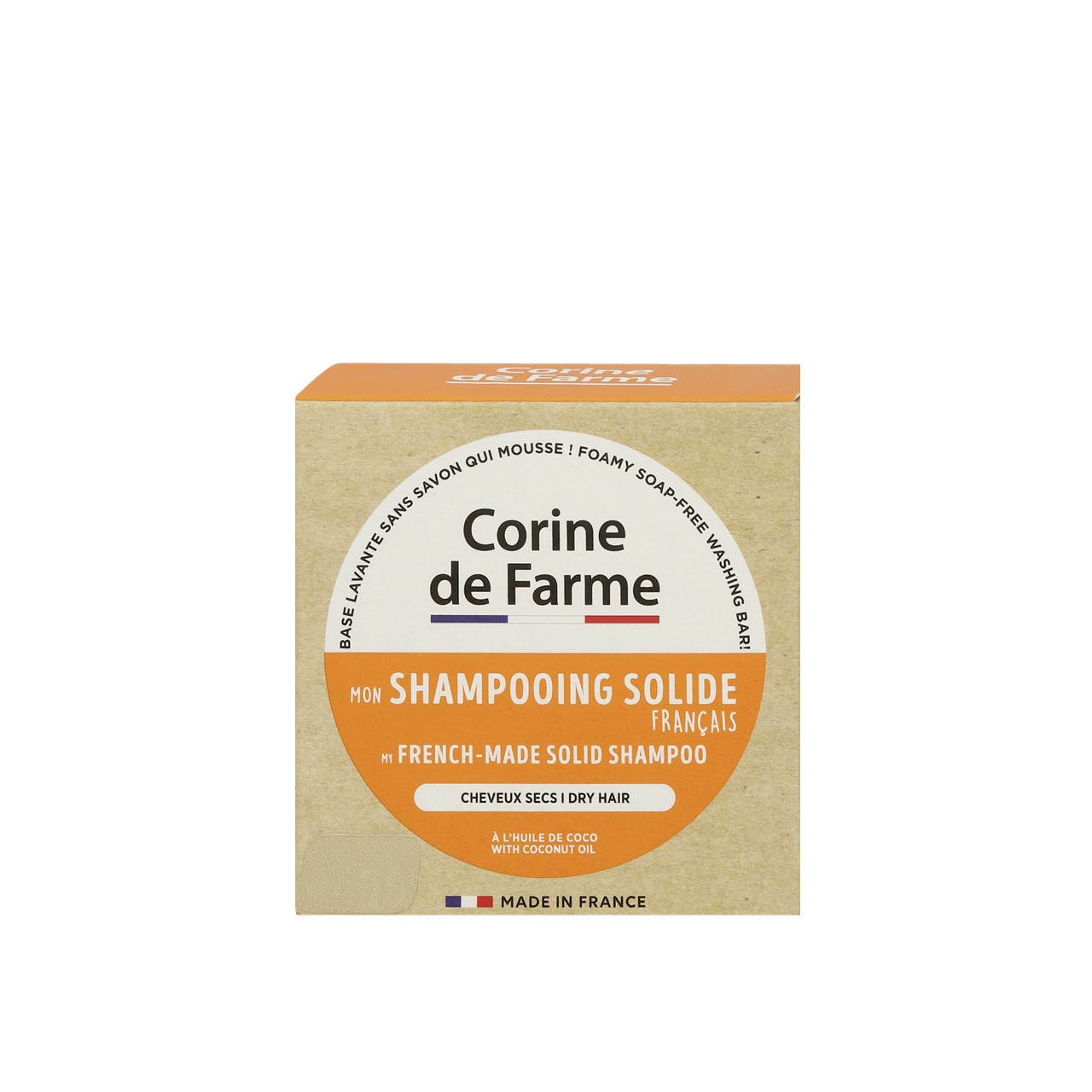 Corine de Farme Solid Shampoo with Coconut Oil 75g