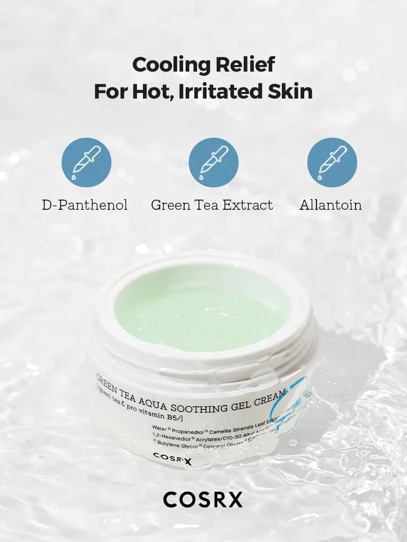 COSRX Green Tea Aqua Soothing Gel-Cream 50ml (1.69floz)