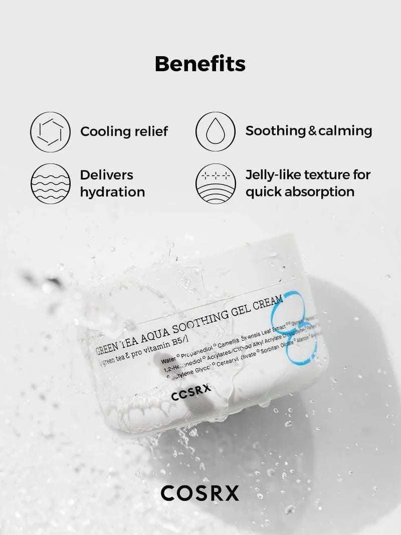COSRX Green Tea Aqua Soothing Gel-Cream 50ml (1.69floz)