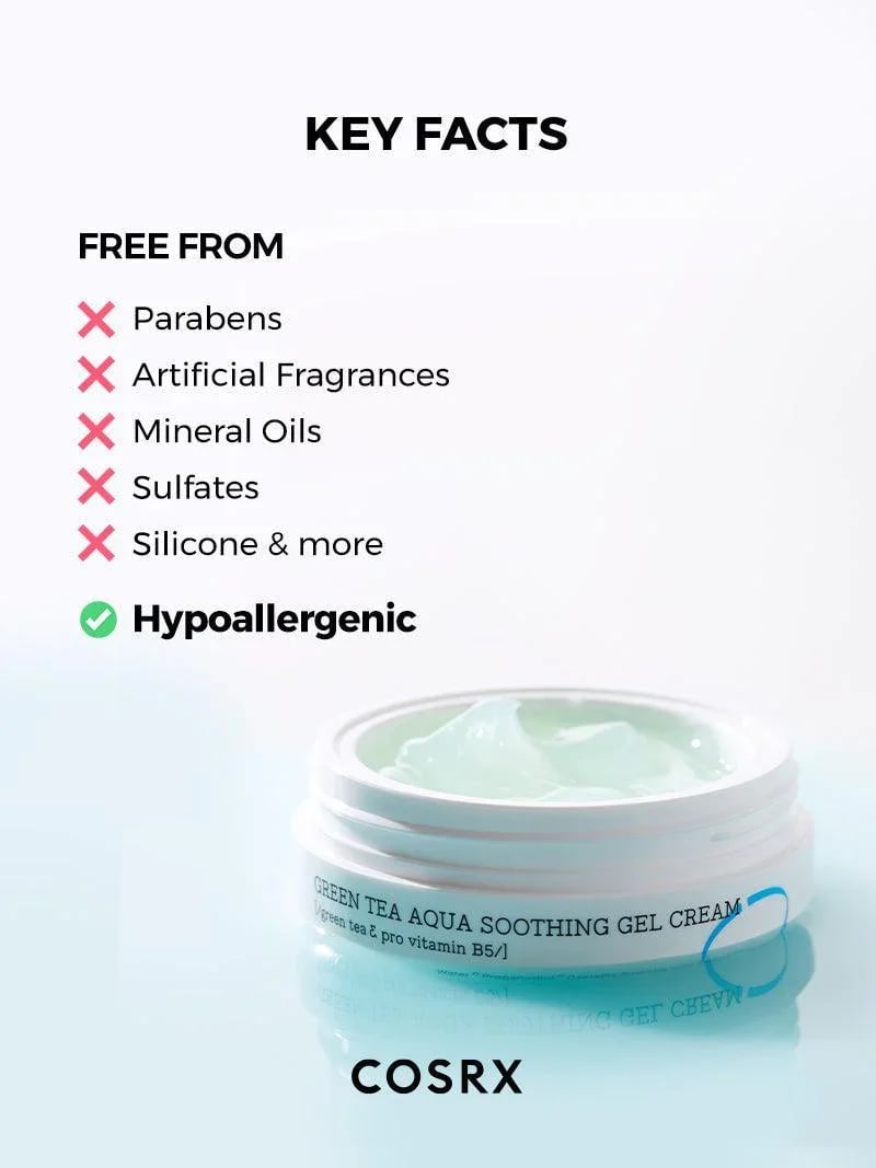 COSRX Green Tea Aqua Soothing Gel-Cream 50ml (1.69floz)