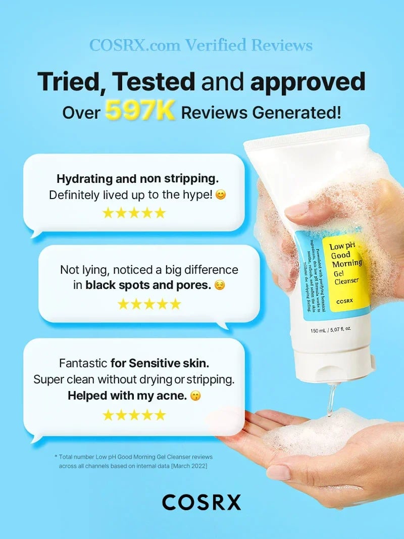 COSRX Low pH Good Morning Gel Nettoyant 150ml