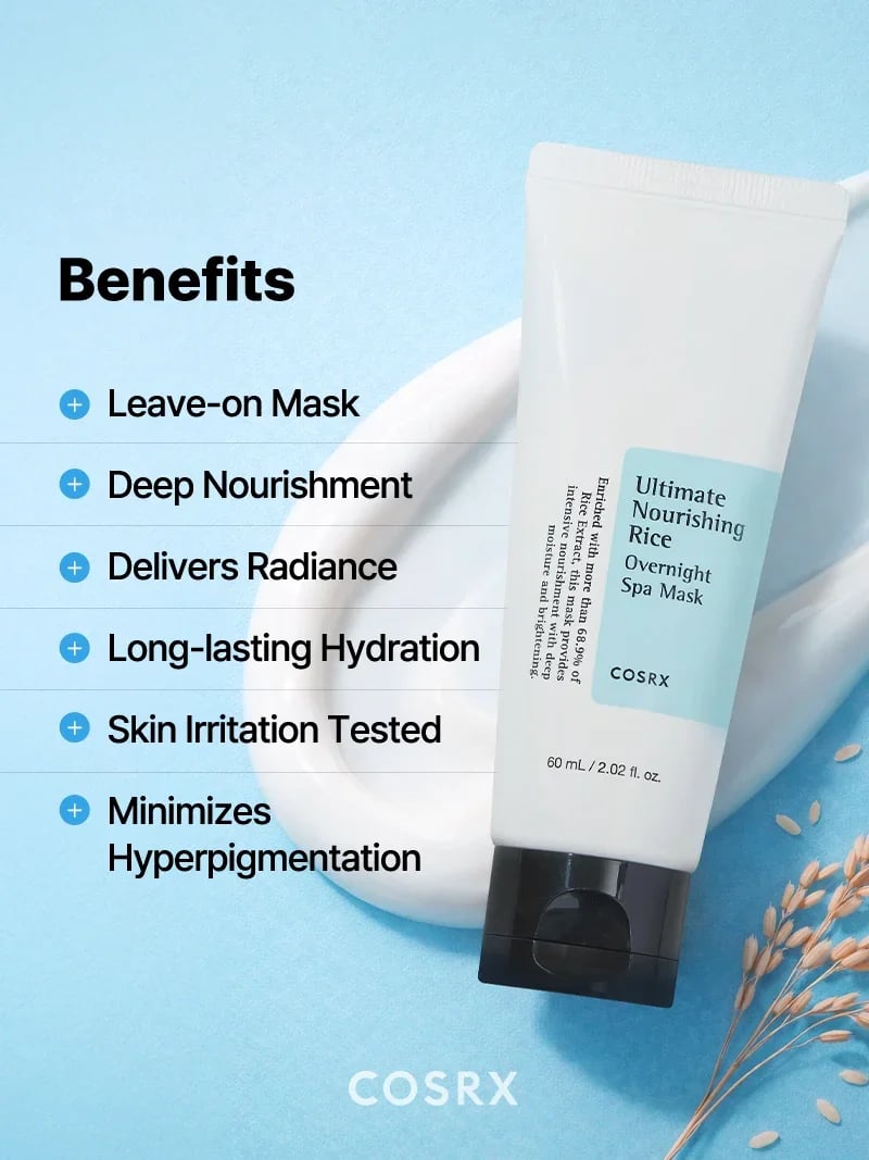 COSRX Ultimate Mascarilla de Noche Spa Nutritiva con Arroz 60ml