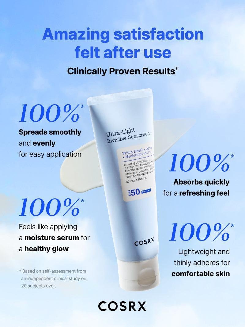 COSRX Αντηλιακό Ultra-Light Invisible SPF50 50ml