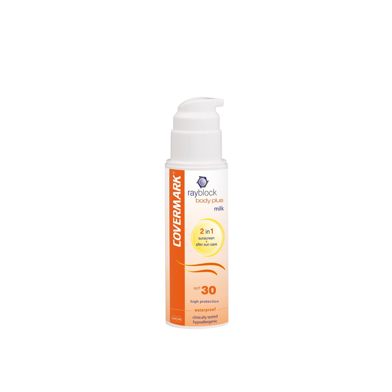 Covermark Rayblock Body Plus Milk 2-In-1 Sunscreen SPF30 150ml