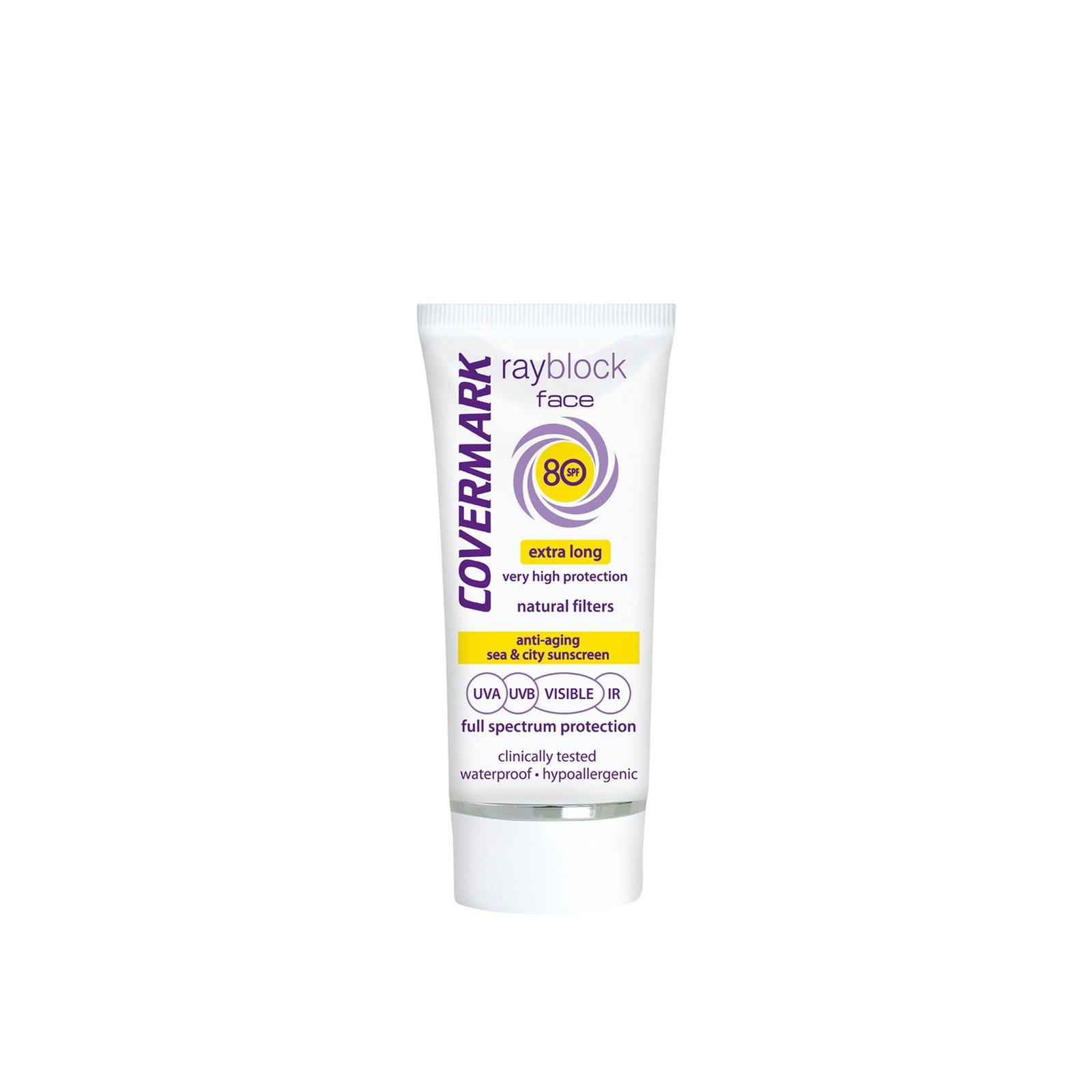 Covermark Rayblock Face Protetor Solar Anti-Idade SPF80 50ml