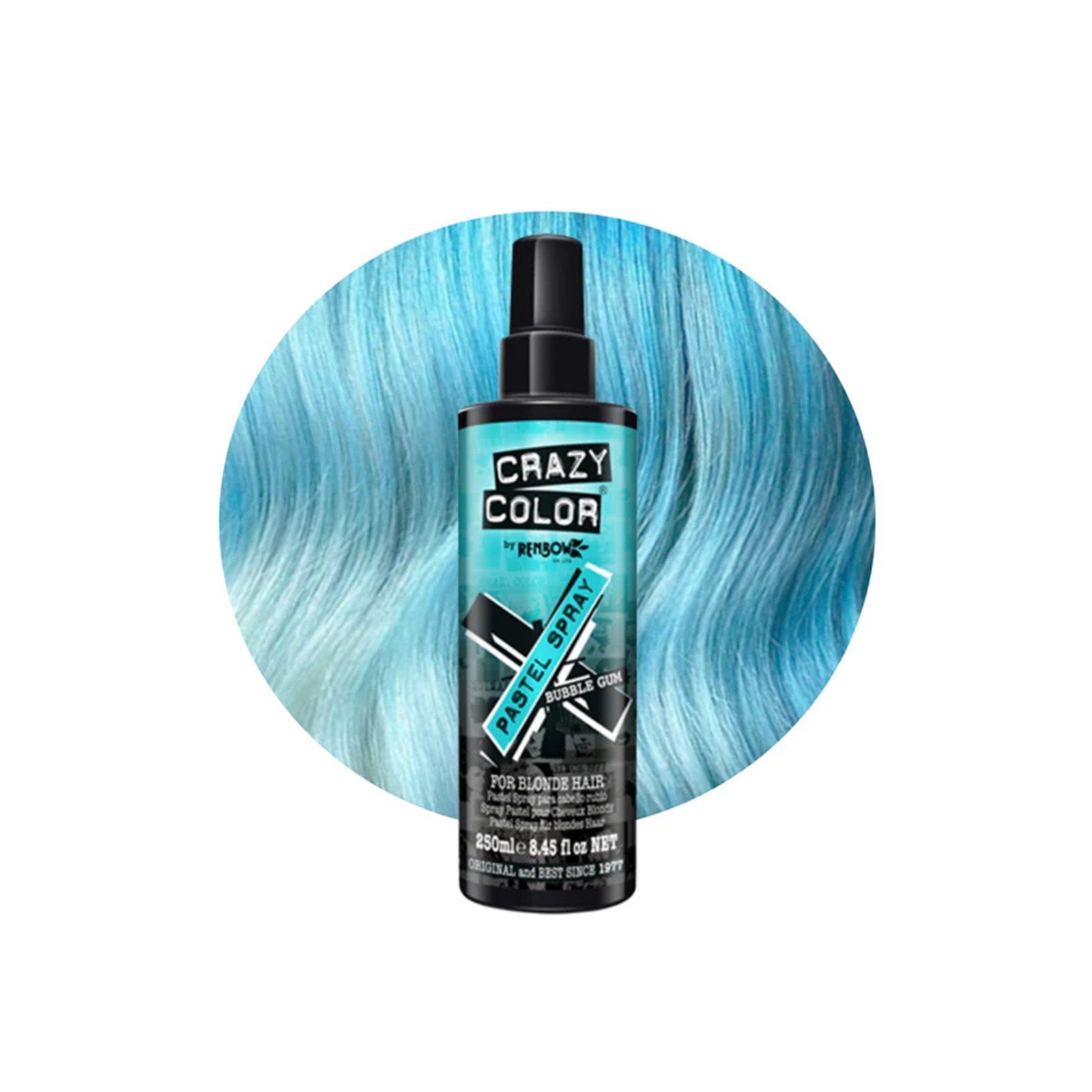 Crazy Color Pastel Spray Bubble Gum 250ml