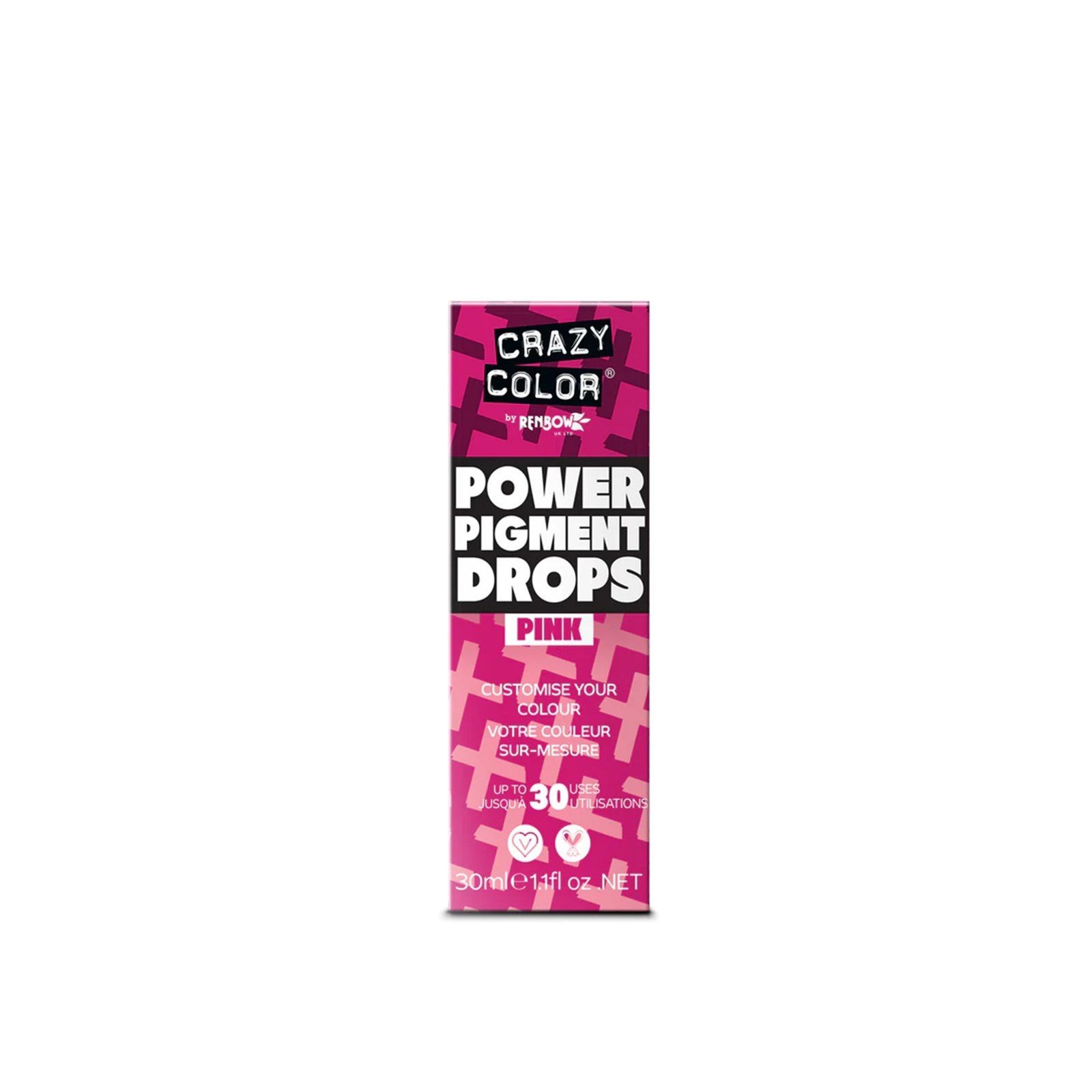 Crazy Color Gotas De Pigmento Concentrado Pink 30ml
