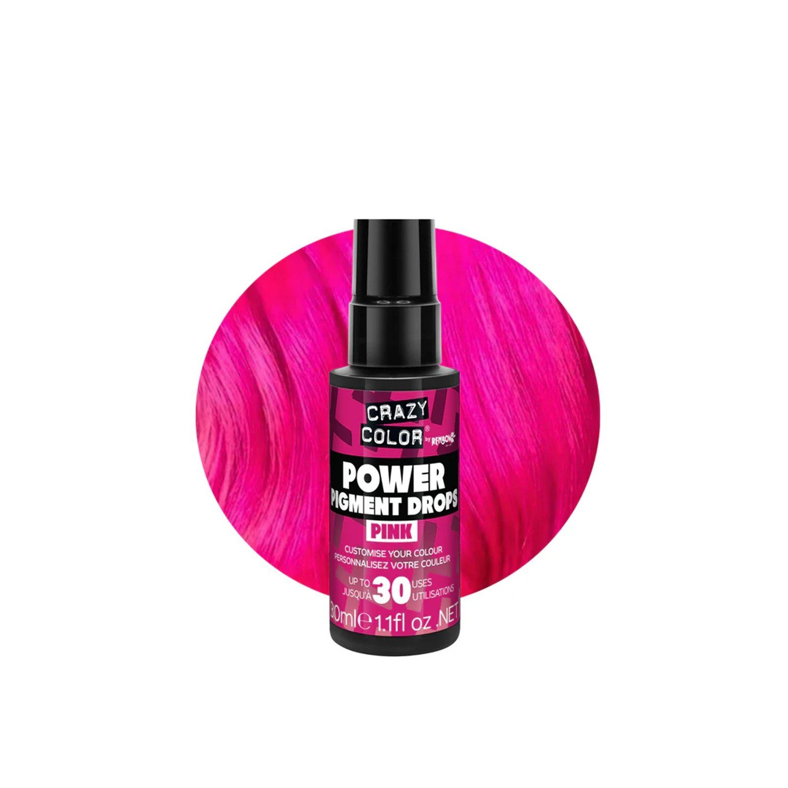 Crazy Color Gotas De Pigmento Concentrado Pink 30ml