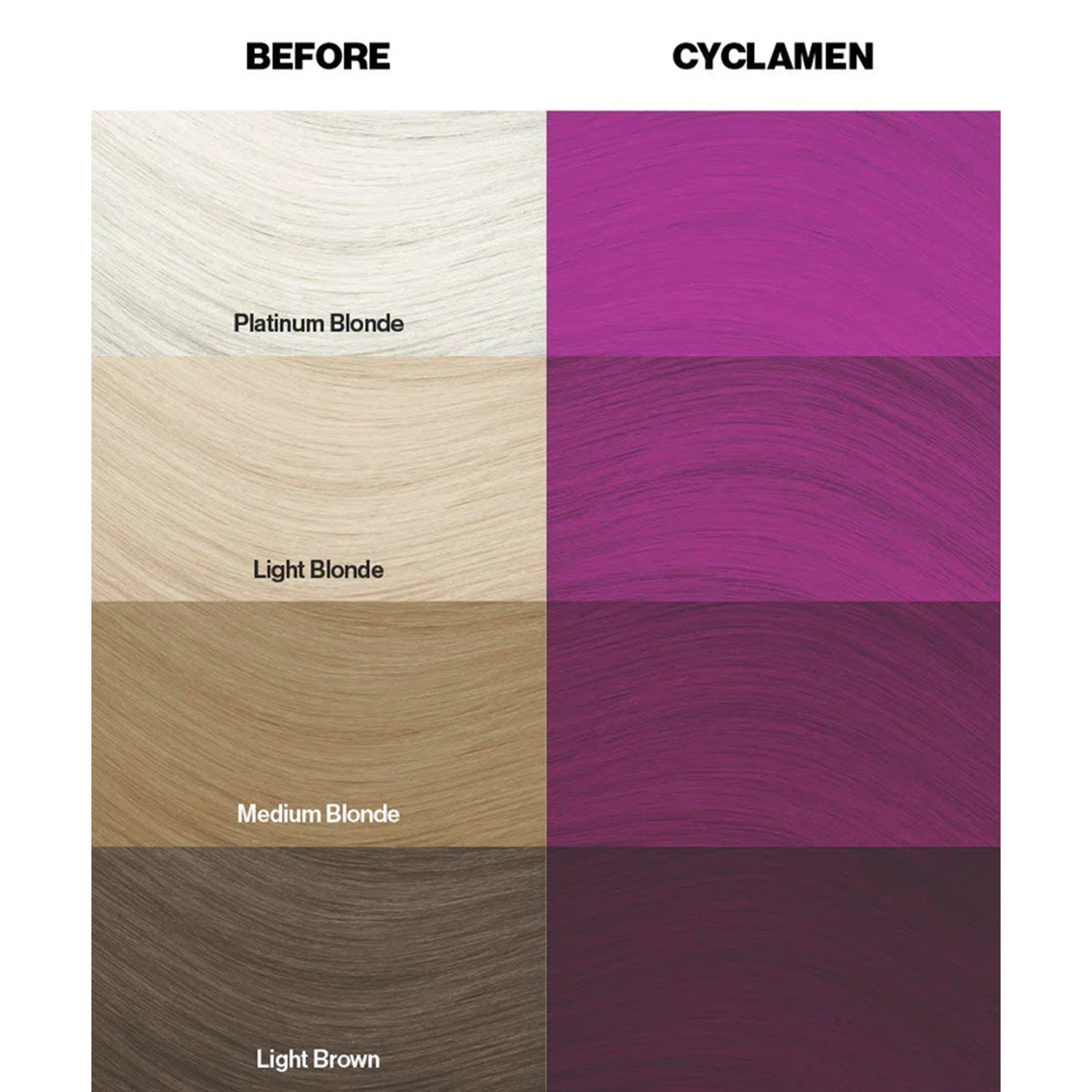 Crazy Color Semi-Permanent Hair Color Cream 41 Cyclamen 100ml
