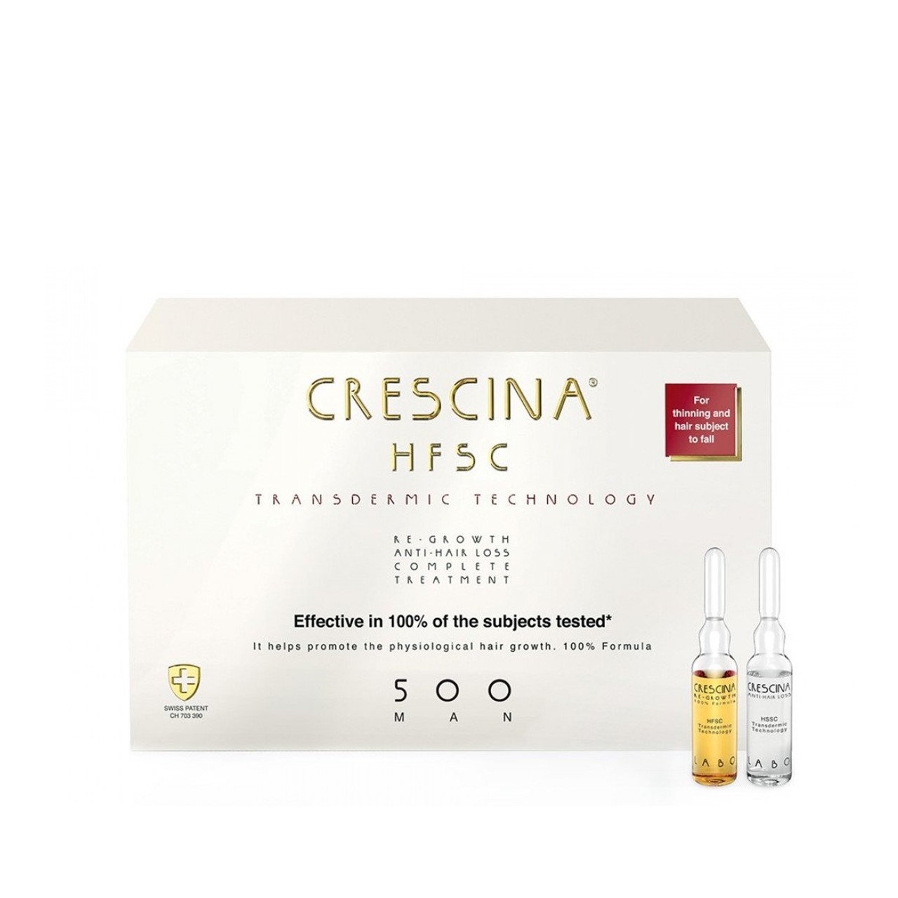 Crescina HFSC Transdermic Complete Treatment Man Ampoules 3.5ml x10+10
