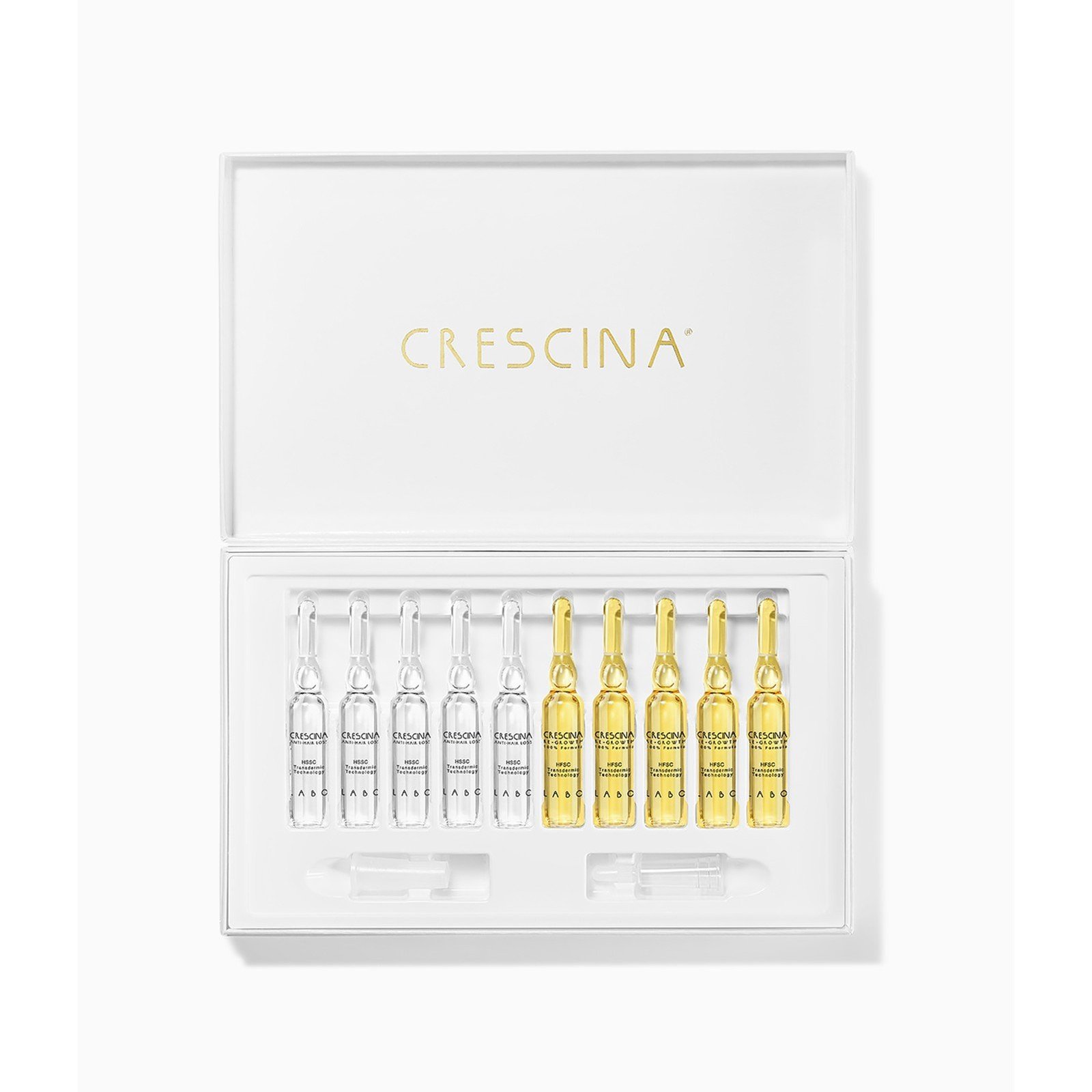 Crescina HFSC Transdermic Complete Treatment 500 Woman Ampoules 3.5ml Hair Loss & Growth x10+10