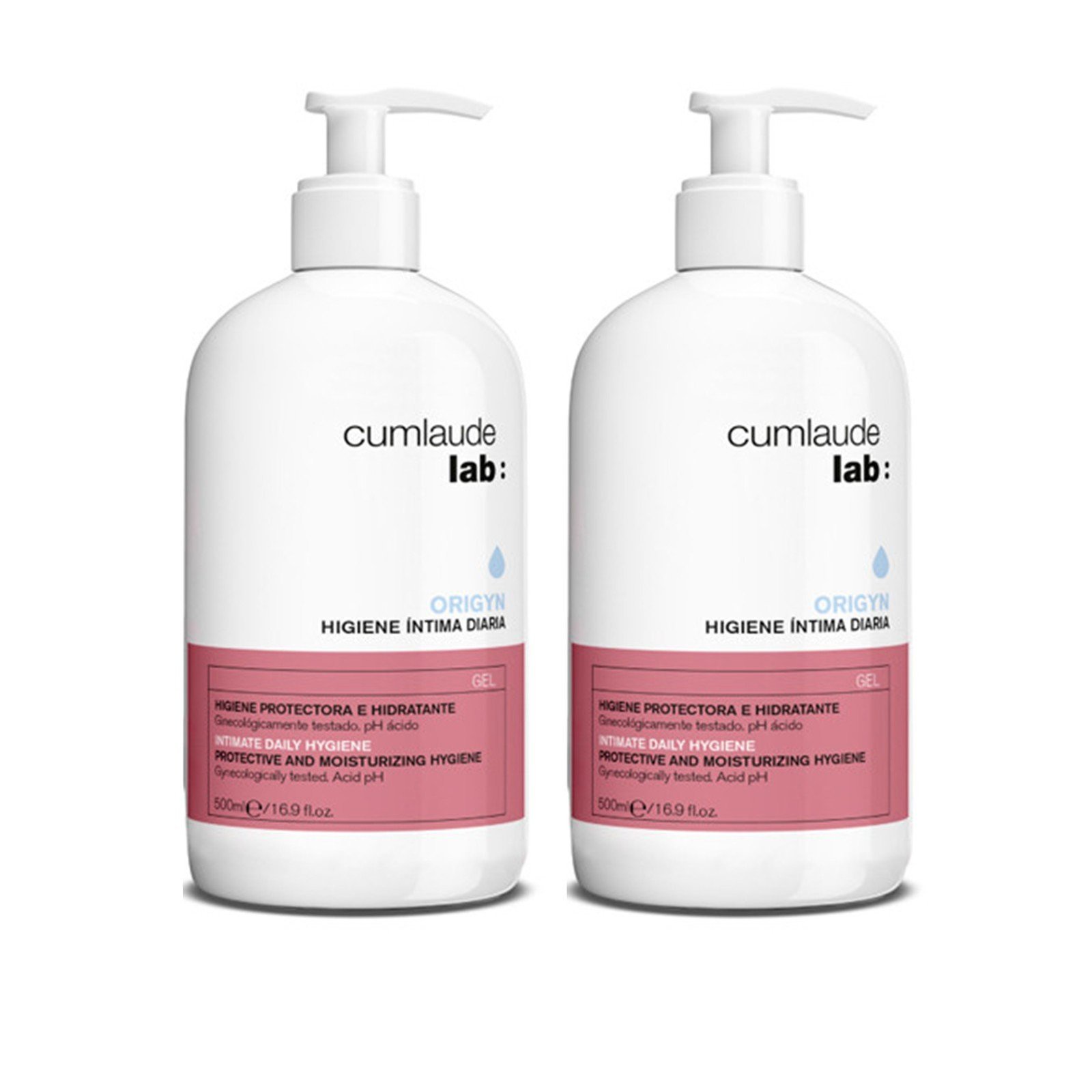 Cumlaude Lab Gel de Higiene Íntima Diaria Origyn 500ml x2