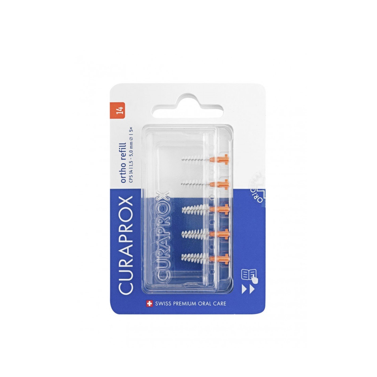 Curaprox Ortho Scovolino Interdentale 14 Ricarica x4