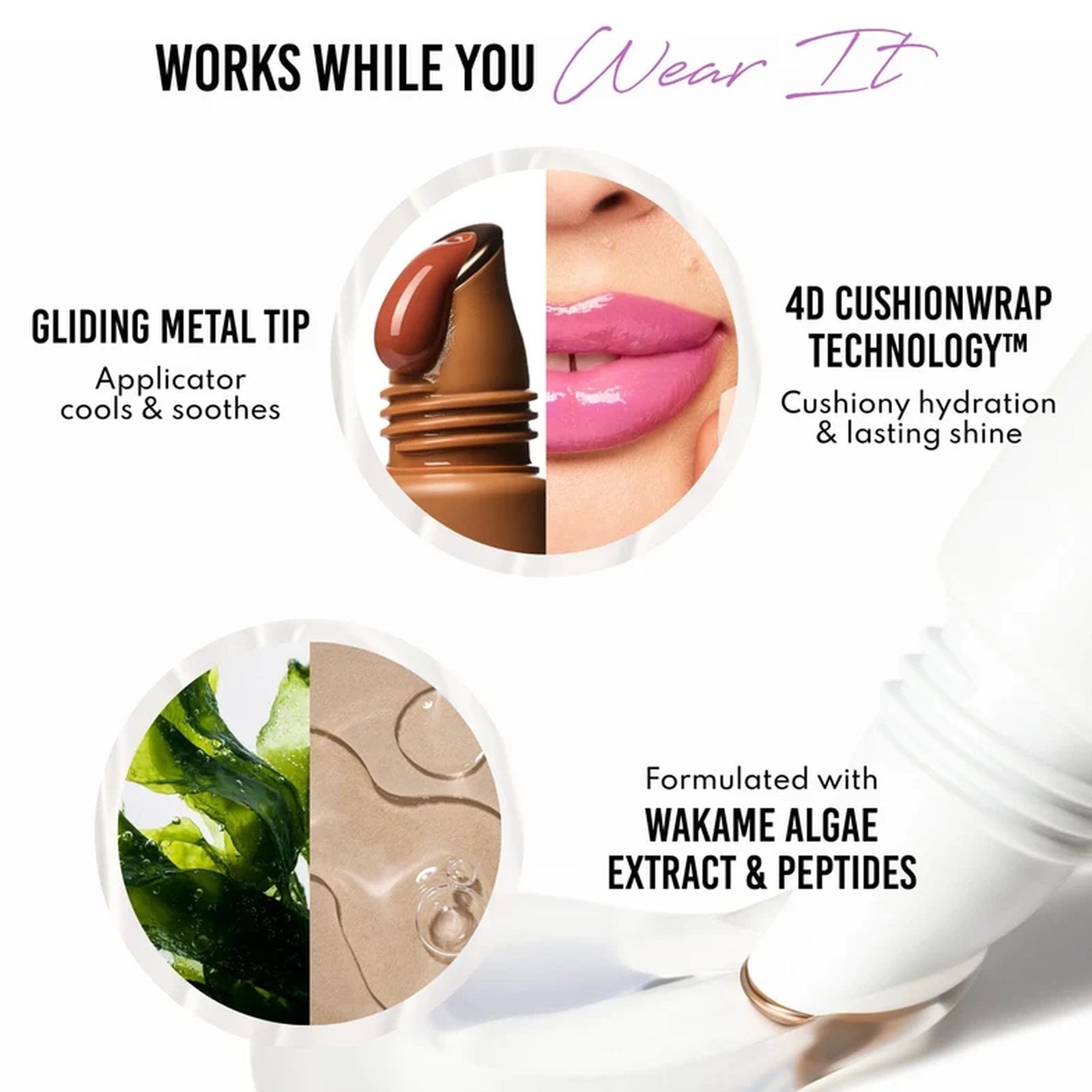 Danessa Myricks Beauty Glosswork 4D Ultra Shine Plumping Lip Gloss Abundantly Clear 10ml