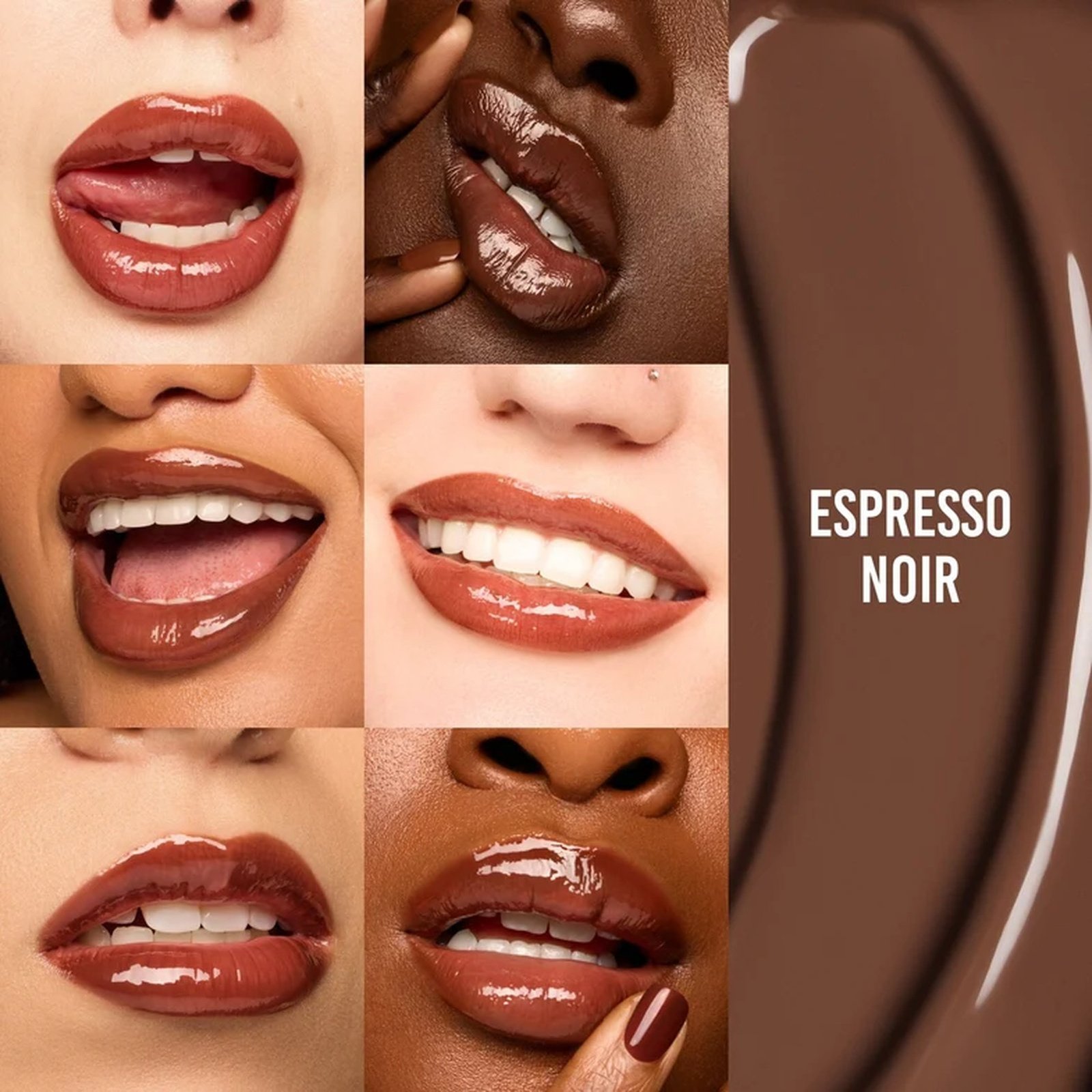 Danessa Myricks Beauty Glosswork 4D Ultra Shine Plumping Lip Gloss Espresso Noir 10ml