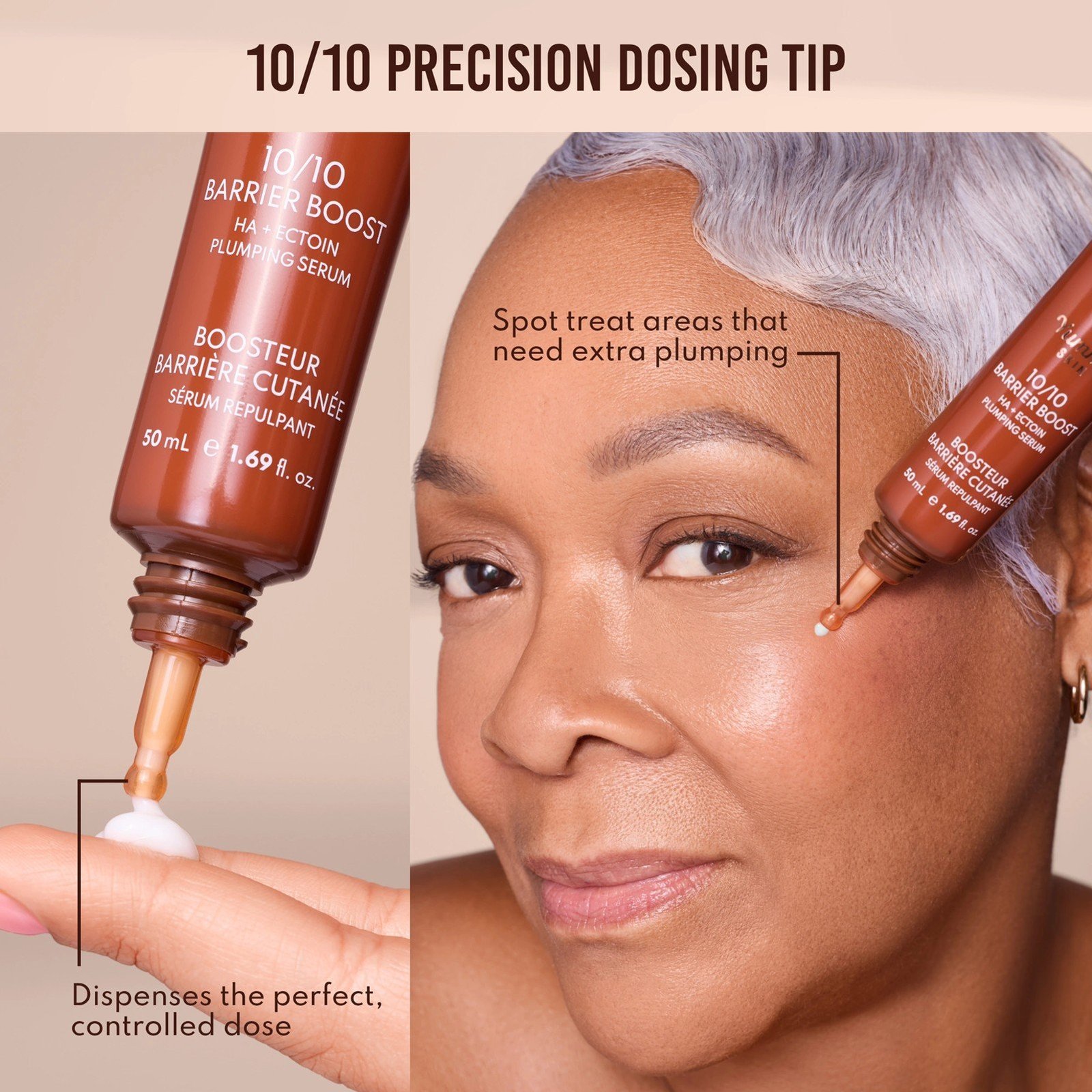 Danessa Myricks Beauty Yummy Skin 10/10 Barrier Boost Sérum Repulpant Acide Hyaluronique + Ectoïne 50ml