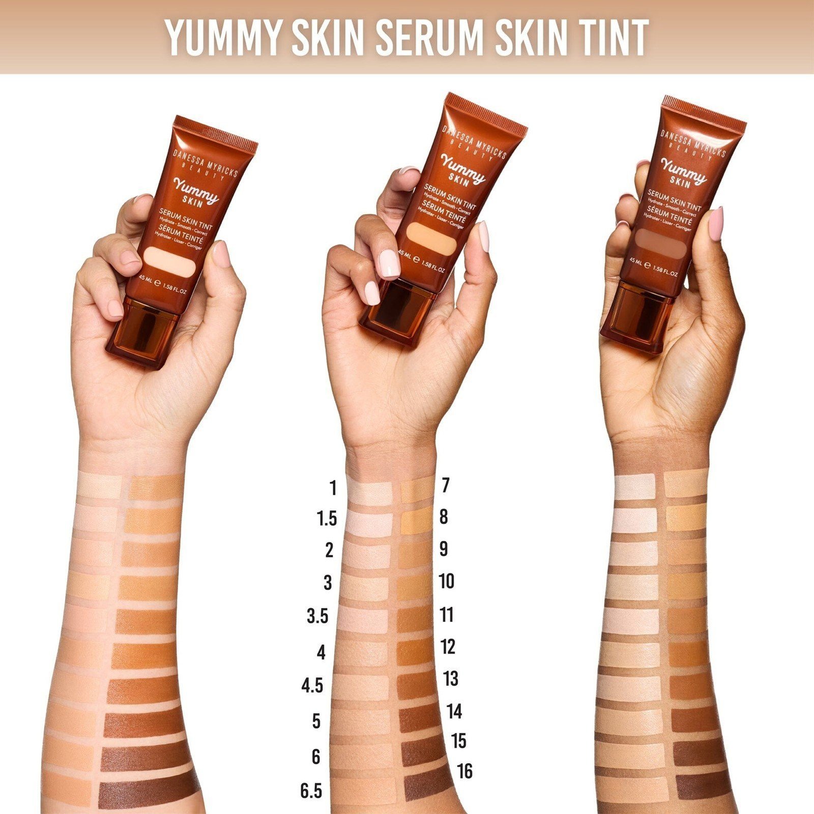 Danessa Myricks Beauty Yummy Skin Serum Skin Tint 11 45ml