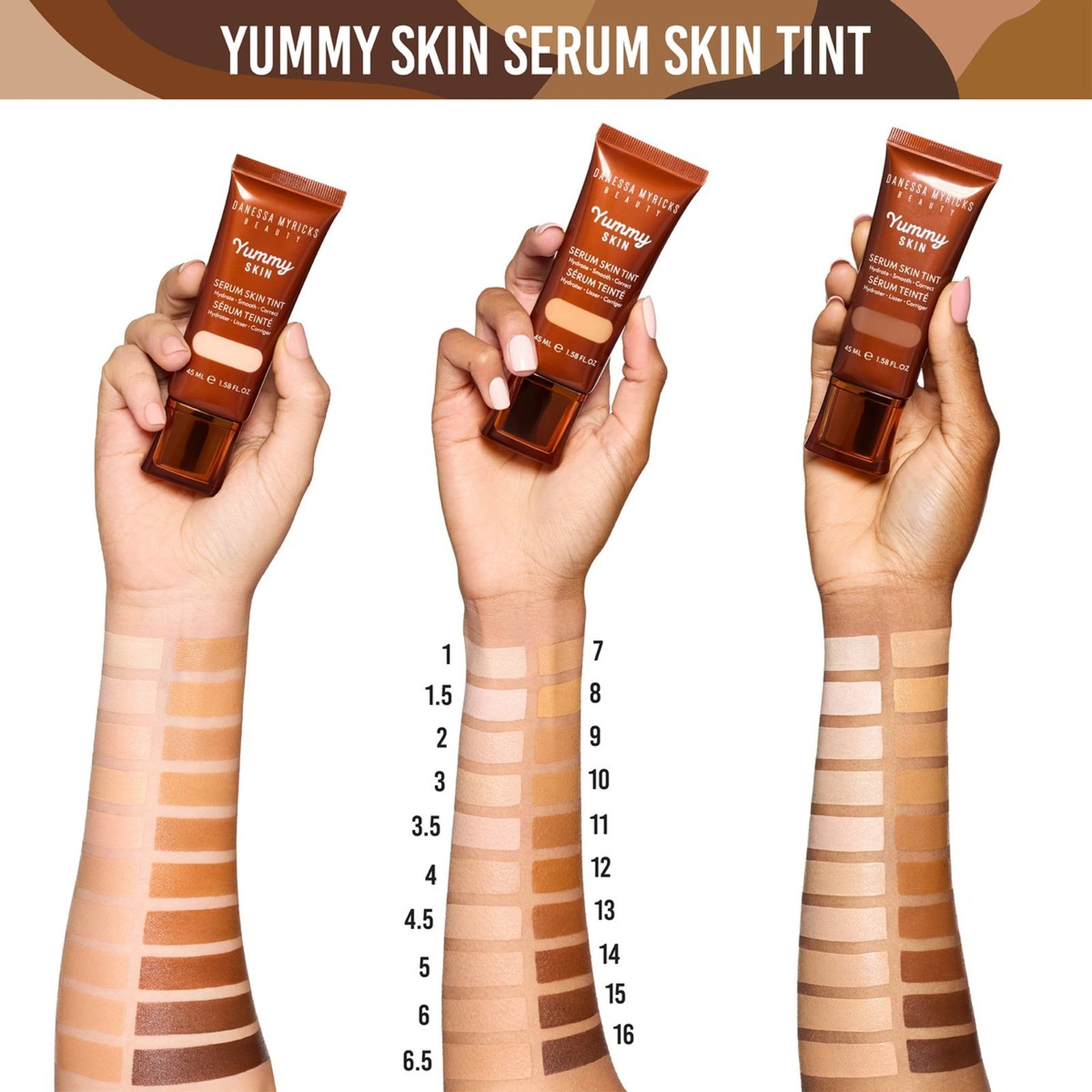 Danessa Myricks Beauty Yummy Skin Serum Skin Tint 4 45ml