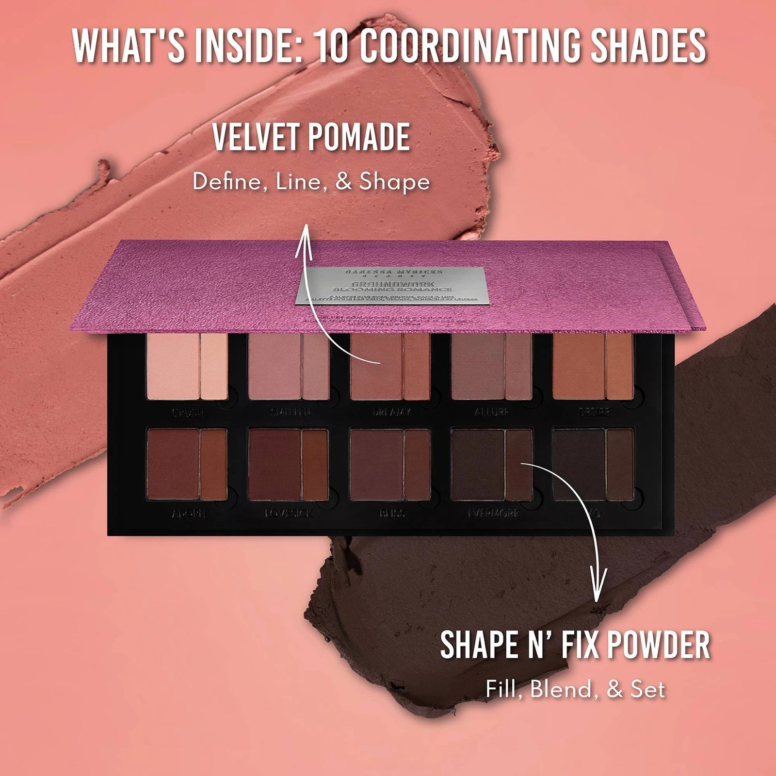 Danessa Myricks Beauty Groundwork Palette Blooming Romance
