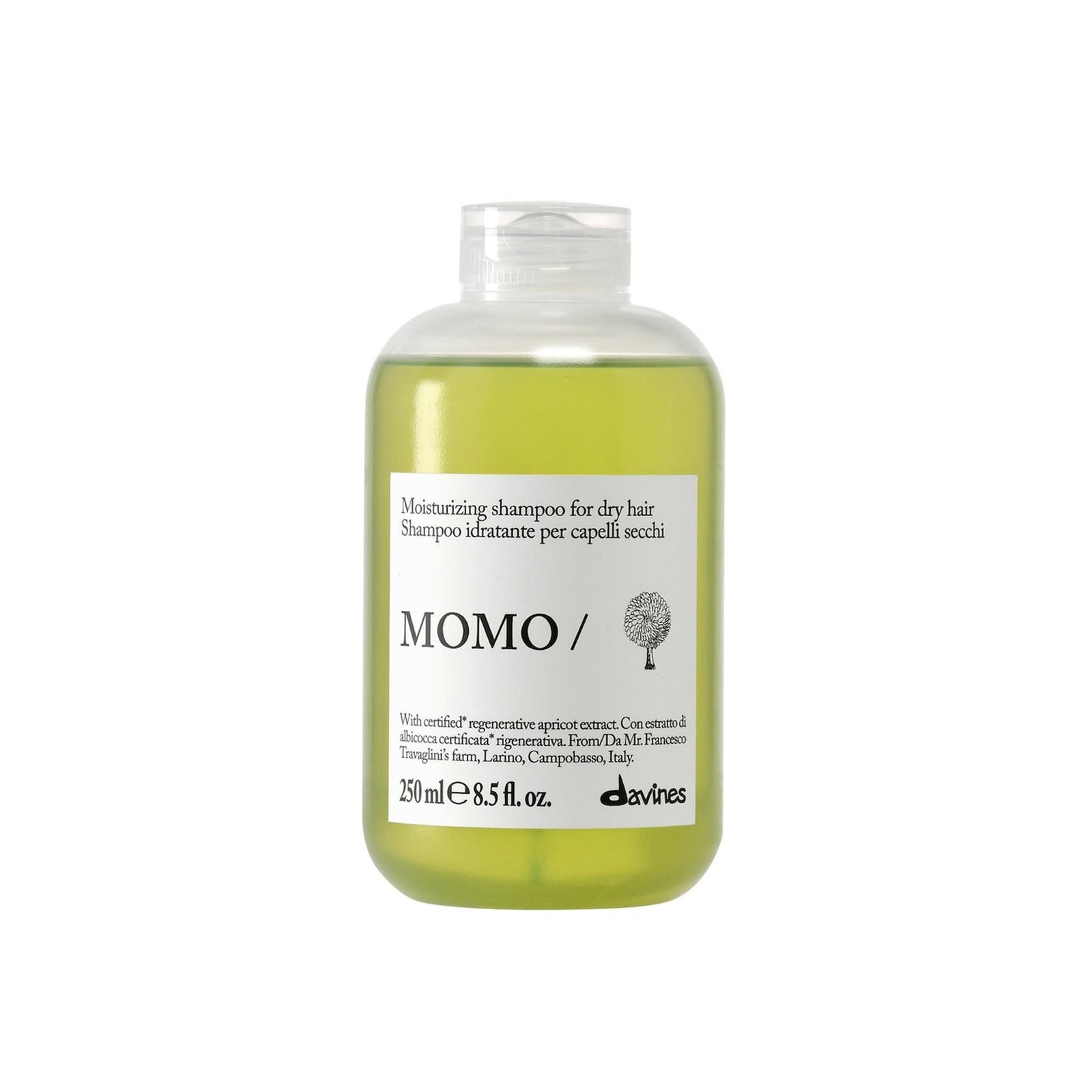 Davines Momo Moisturizing Shampoo for Dry Hair 250ml