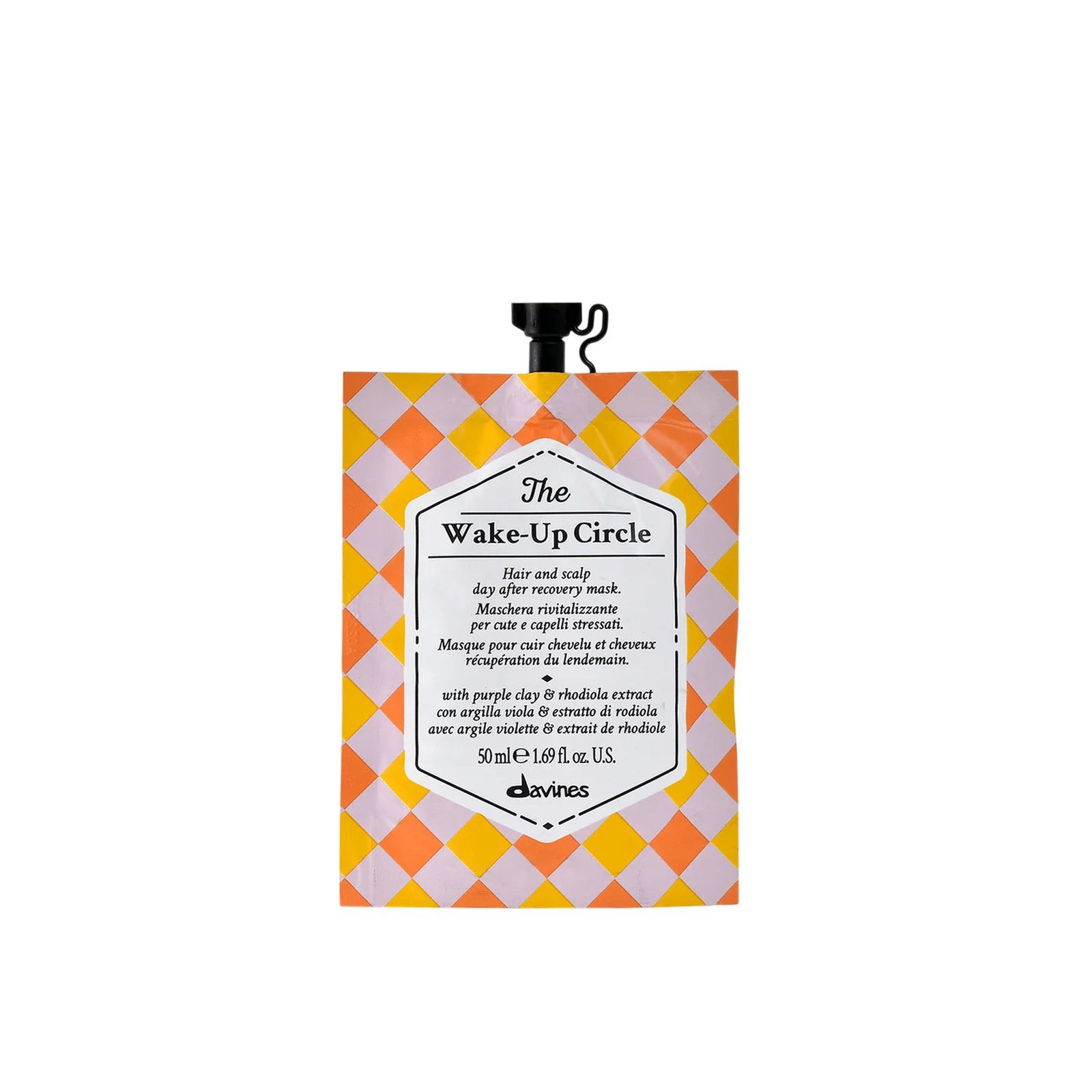 Davines The Wake-Up Circle para cabelos e couro cabeludo Mask 50 ml