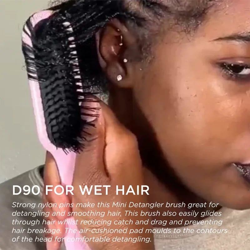 Denman Tangle Tamer Ultra Mini D90 Pastel Pink