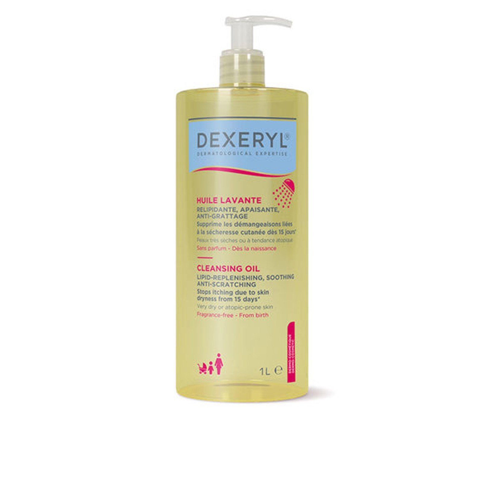 Dexeryl Óleo de Limpeza Fragrance-Free 1L