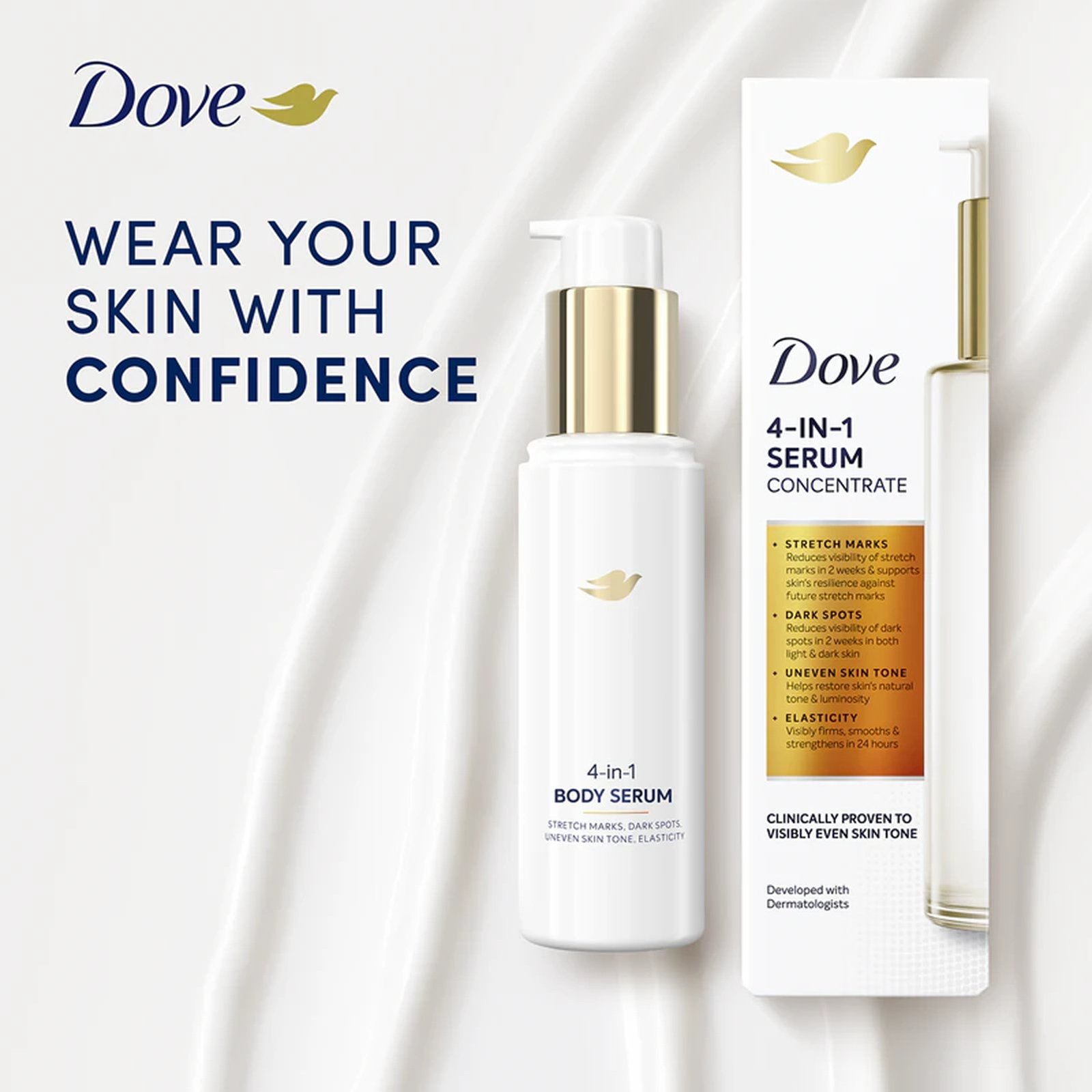 Dove سيروم مركز 4 في 1 100ml