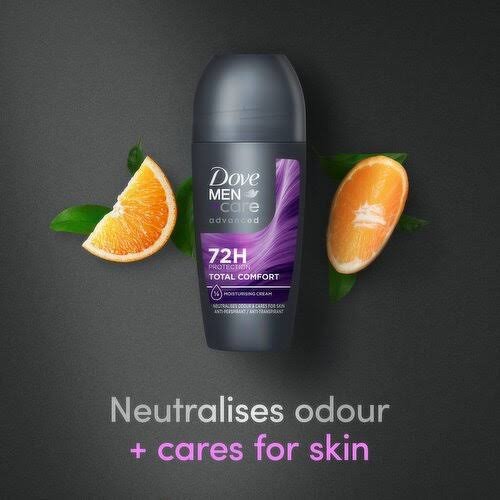 Dove Men+Care Advanced Total Comfort 72h Anti-Perspirant Deodorant Roll-On 50ml
