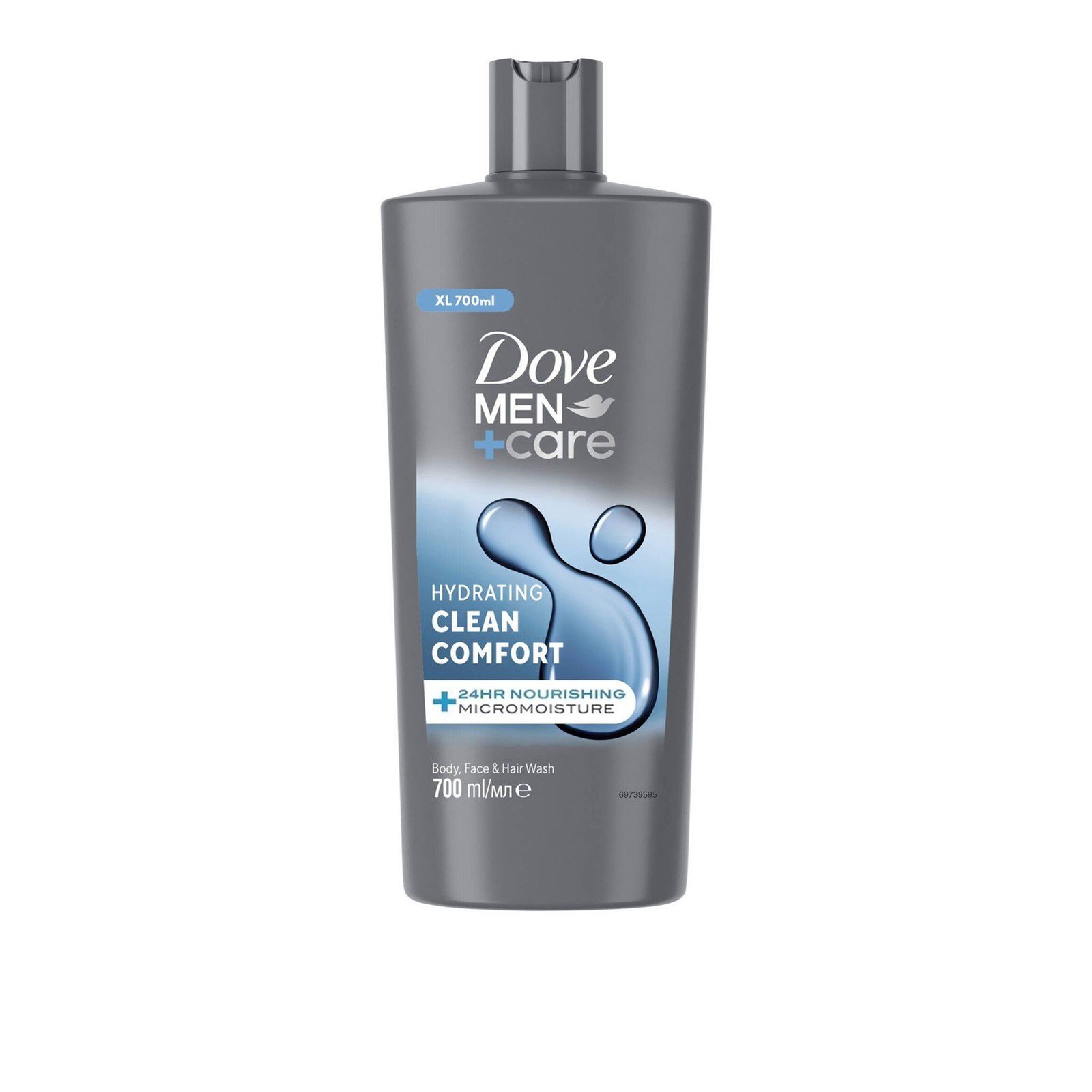 Dove Men+Care Clean Comfort Body, Face & Hair Wash