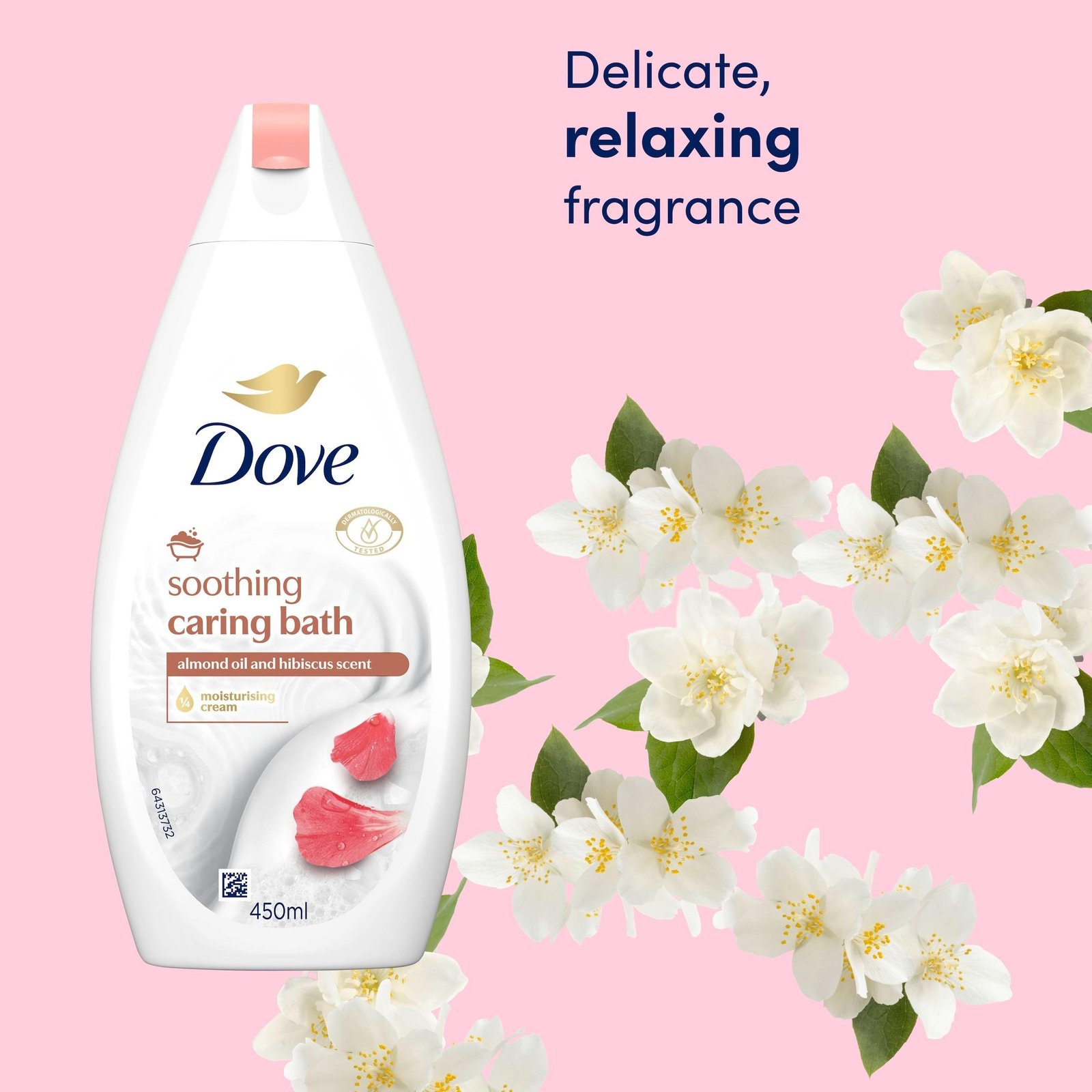 Dove Gel de Banho Suavizante Óleo de Amêndoa & Hibisco 720ml