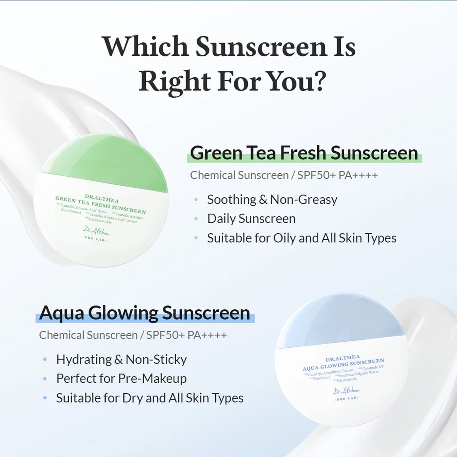 Dr. Althea Aqua Glowing Sunscreen SPF50+ 45ml
