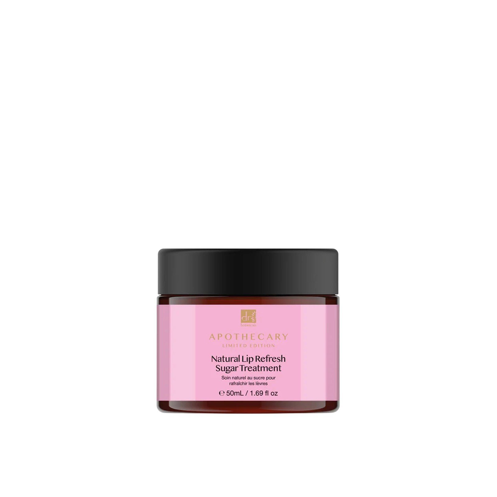 Dr. Botanicals Apothecary علاج السكر لإنعاش الشفاه الطبيعي 50 مل