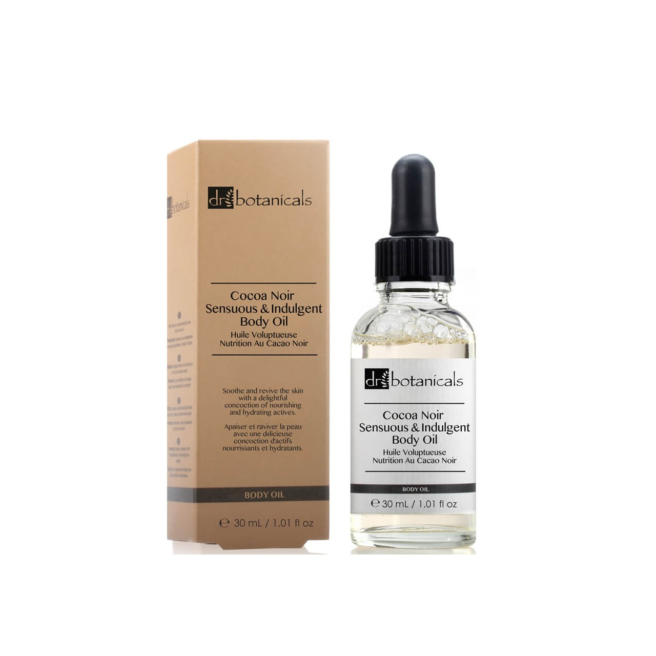 Dr. Botanicals Cocoa Noir Sensuous & Indulgent Body Oil 30ml