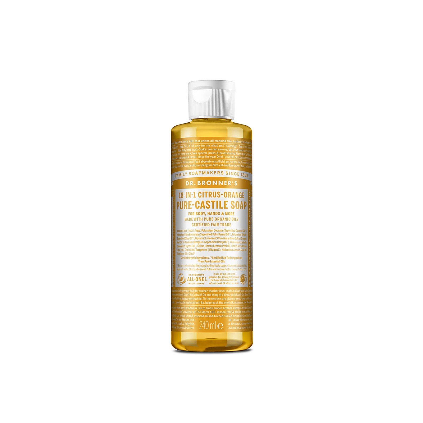 Dr. Bronner's All-One Magic Soap Citrus-Orange