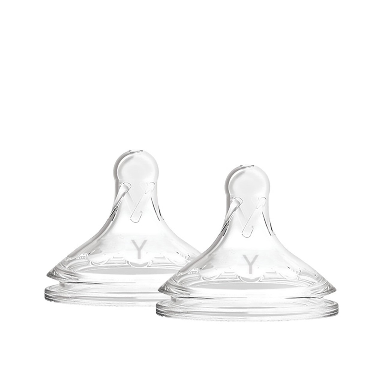 Dr Brown's Options+ Biberon Plastique Sans BPA Col Large Tétine Silicone Débit Y 9m+ x2