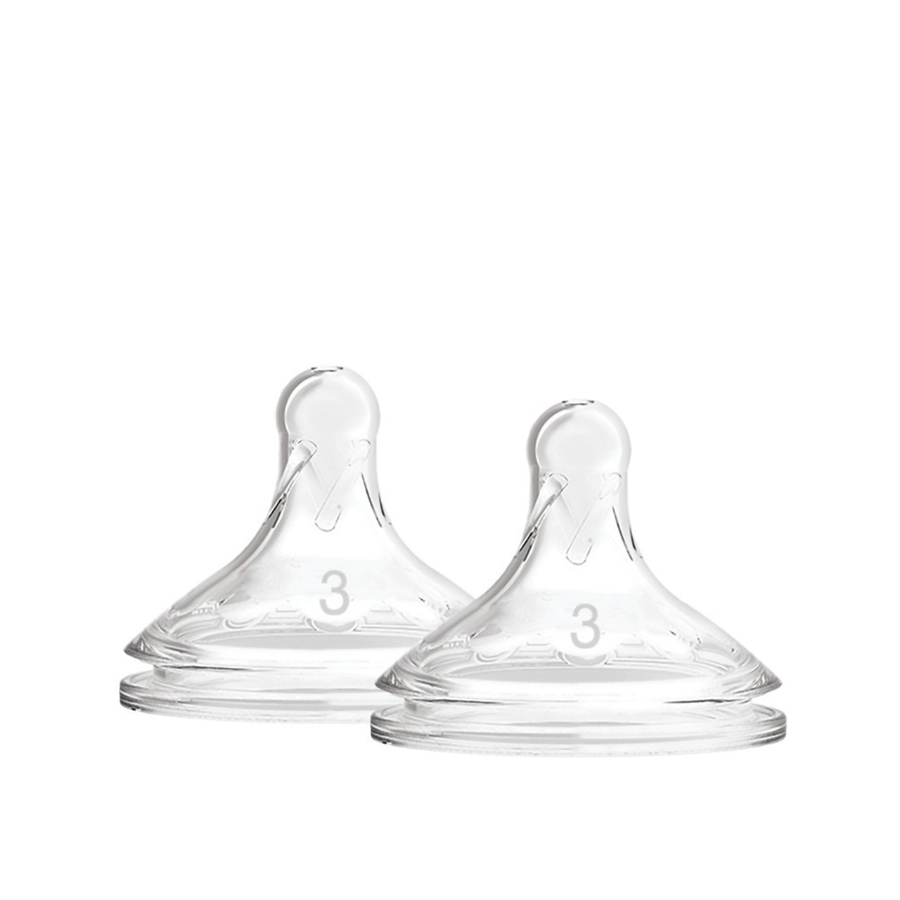 Dr. Brown's Options+ Medium-Fast Flow Wide-Neck Bottle Silicone Nipple 6m+ x2