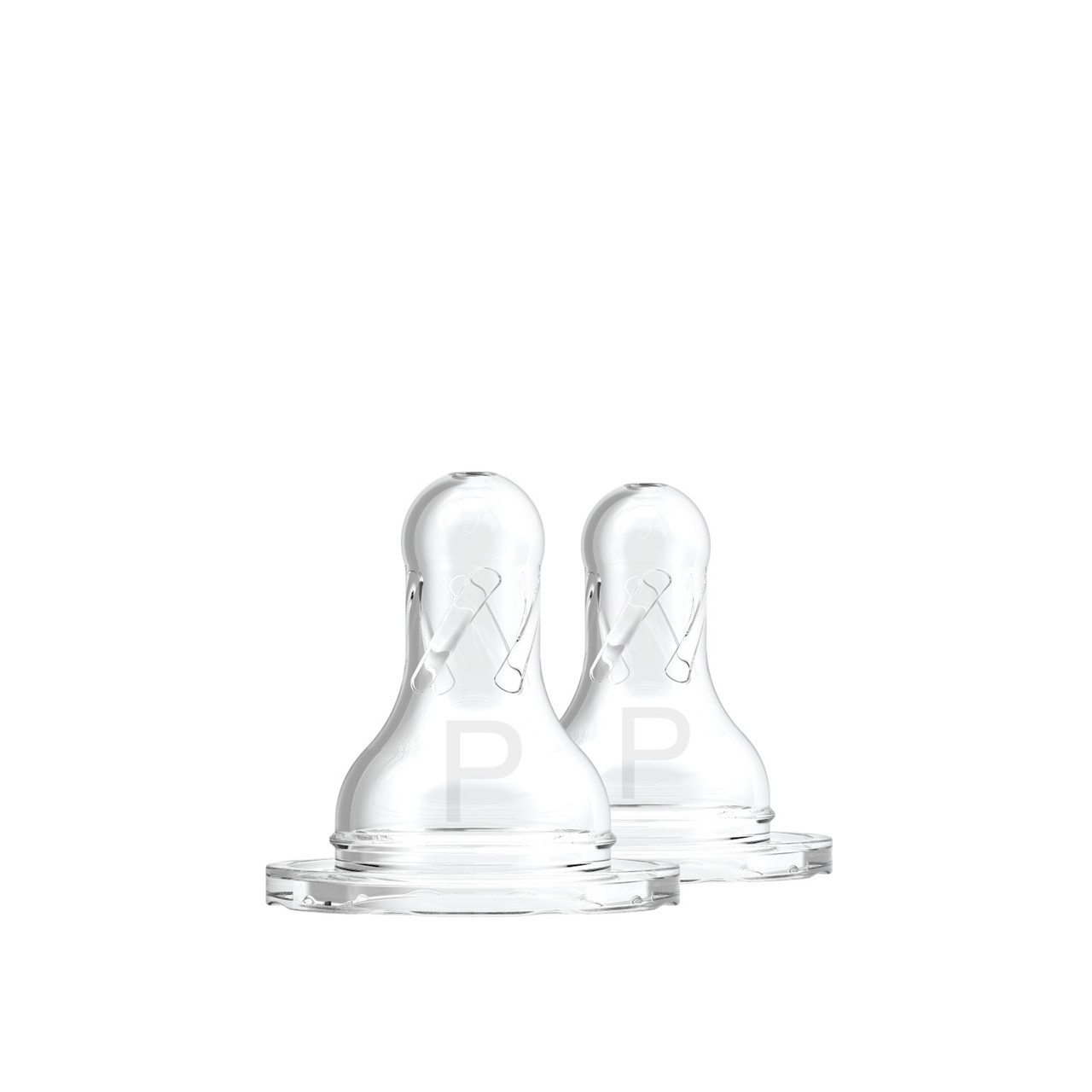 Dr. Brown's Slowest Preemie Flow Narrow Baby Bottle Silicone Nipple 0m+ x2