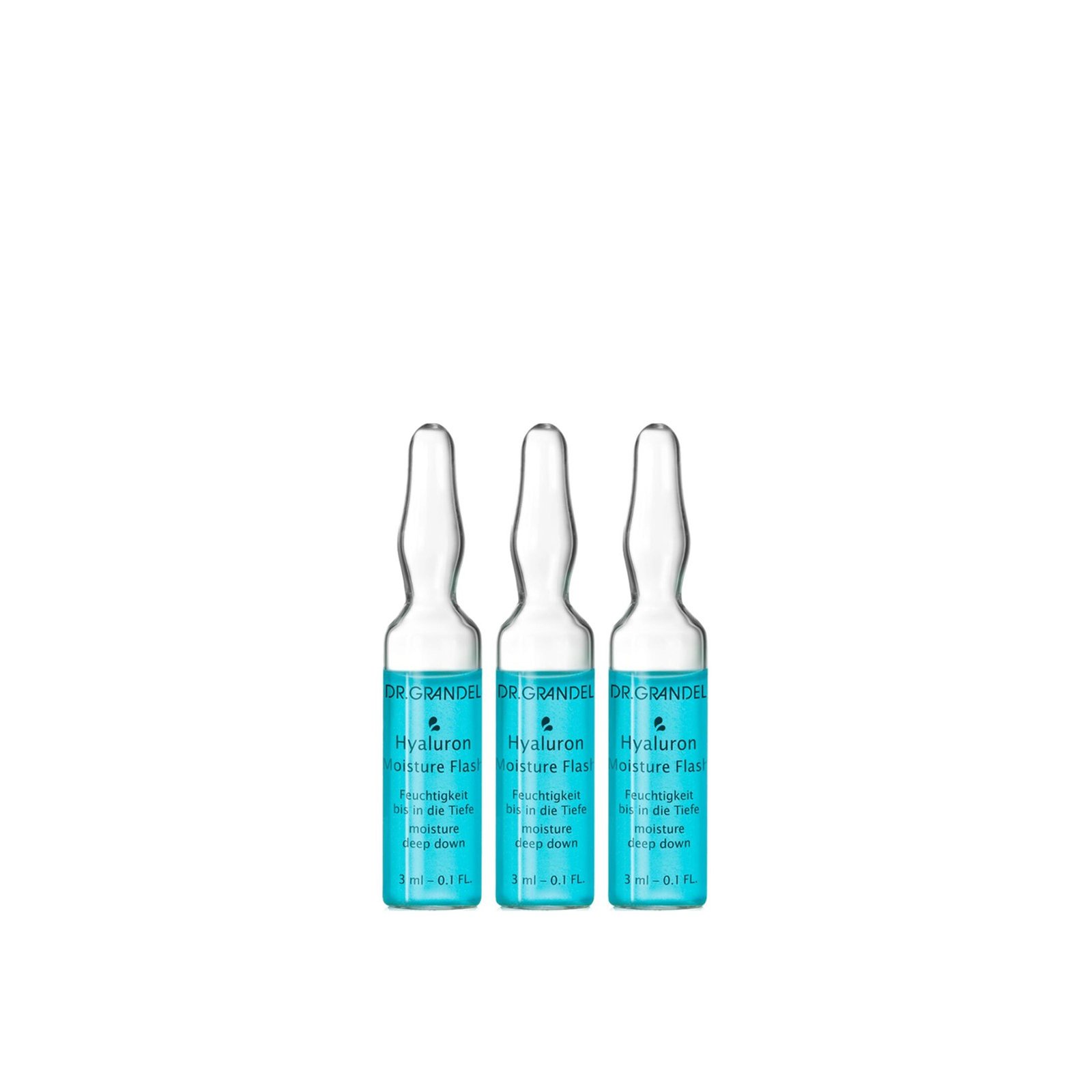 DR. GRANDEL أمبولة الترطيب الفوري بحمض الهيالورونيك 3x3ml