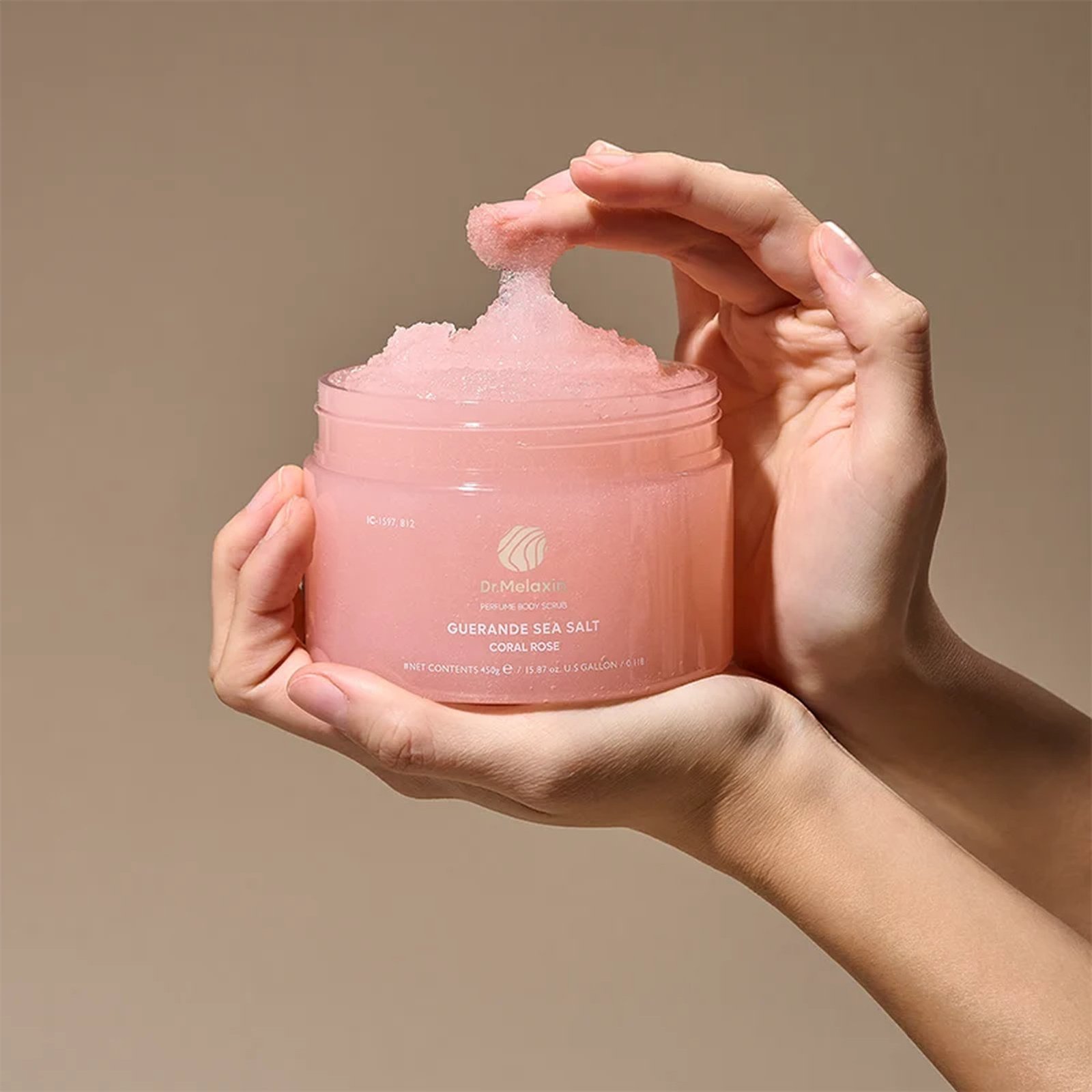 Dr.Melaxin Perfume Body Scrub Coral Rose 450g