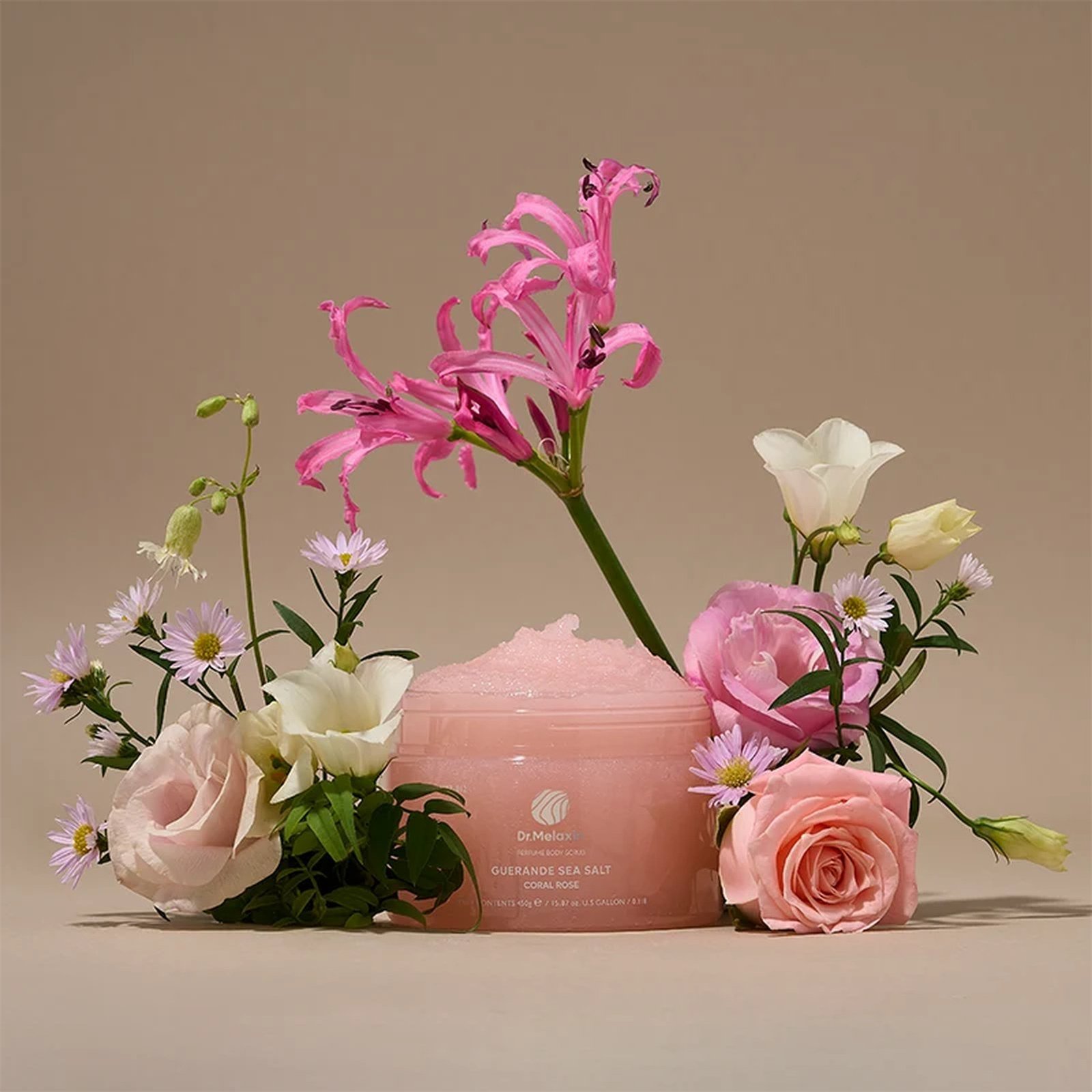 Dr.Melaxin Perfume Body Scrub Coral Rose 450g