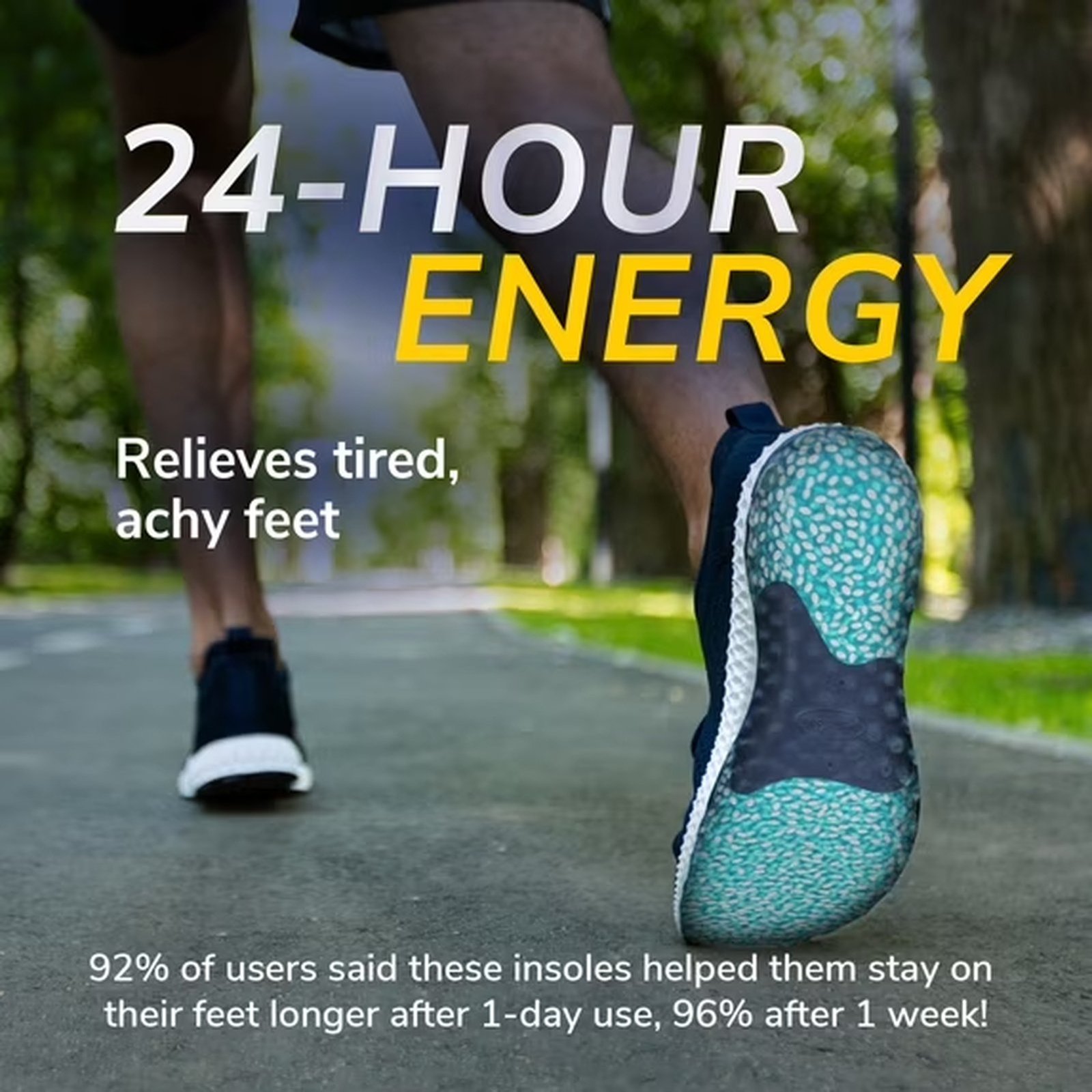 Dr Scholl 24 Hour Energy Multipurpose Insoles Women 35-40 x2
