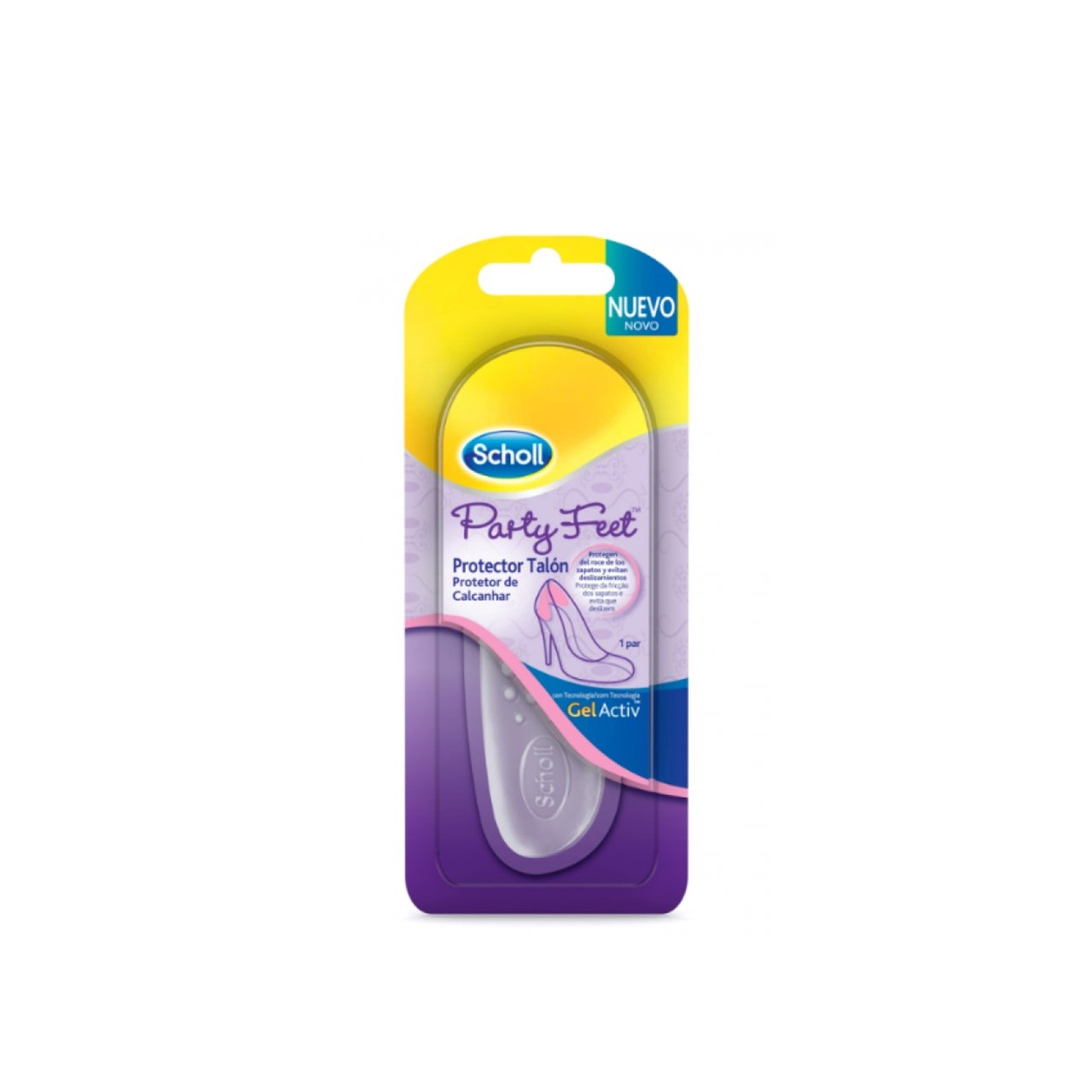 Dr Scholl Party Feet Niewidoczne Żelowe Ochraniacze na Pięty x2