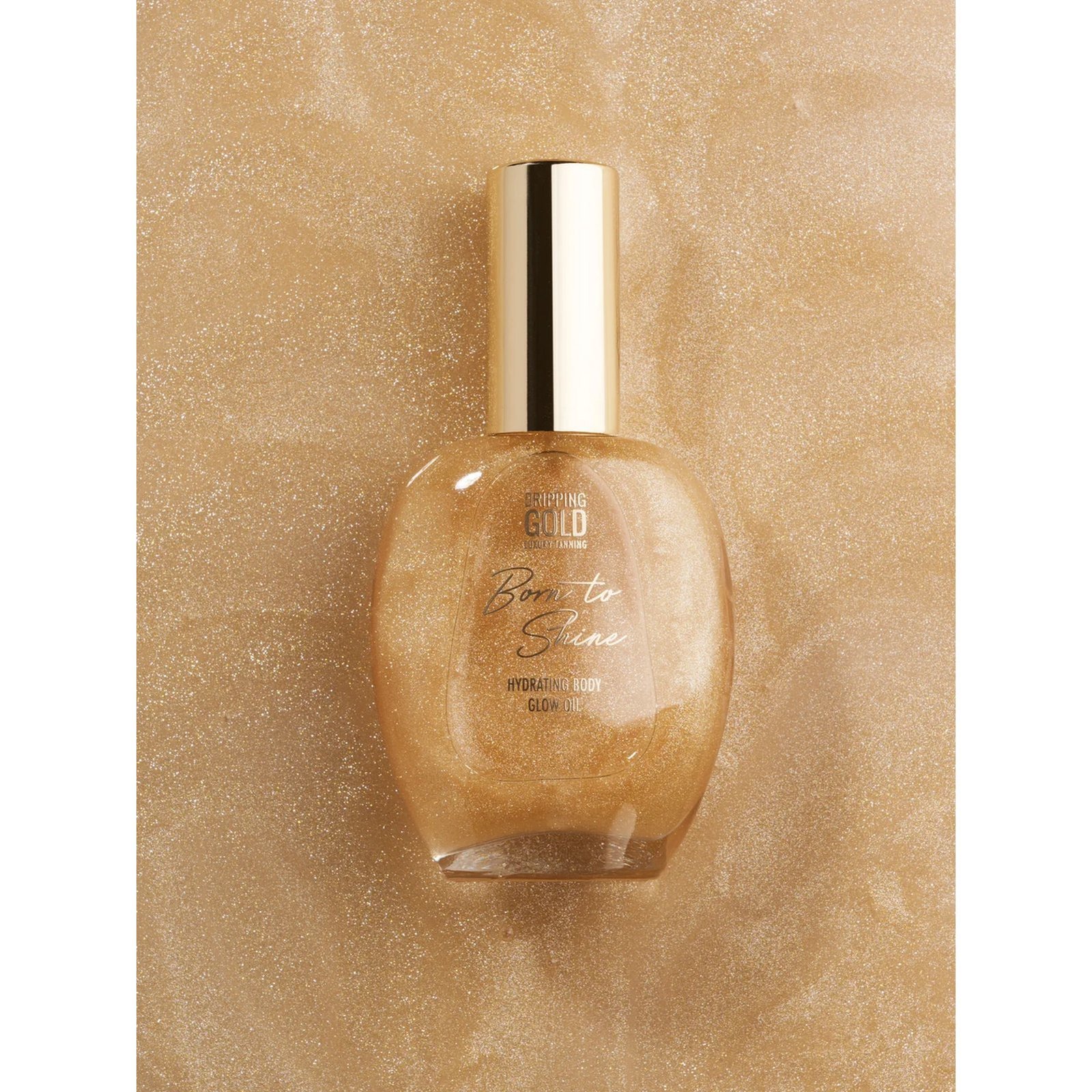 Dripping Gold Luxury Tanning Born to Shine Hydrating Body Glow Oil Gold 55ml