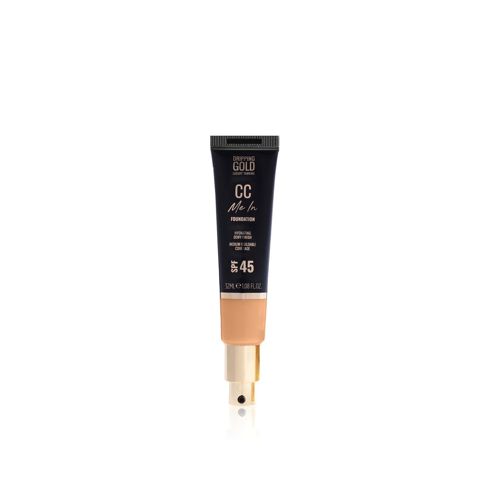 Dripping Gold Luxury Tanning كريم أساس CC Me In SPF45