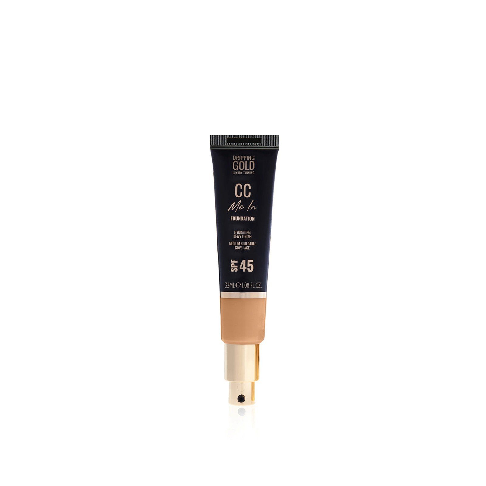 Dripping Gold Luxury Tanning كريم أساس CC Me In SPF45