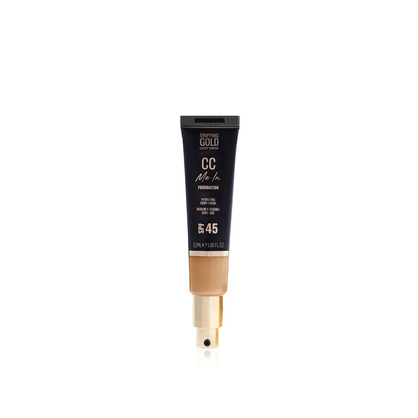 Dripping Gold Luxury Tanning كريم أساس CC Me In SPF45