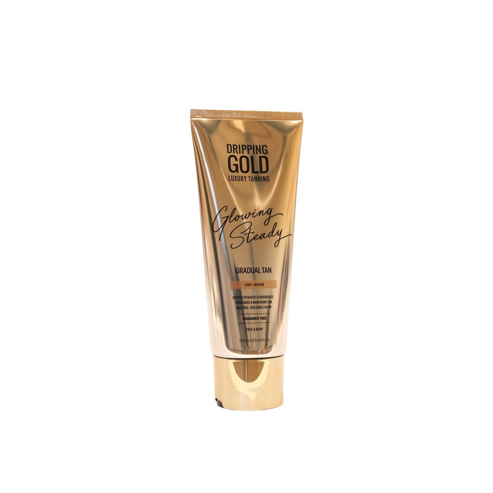 Dripping Gold Luxury Tanning Autobronzant Progressif Glowing Steady Light-Medium 200ml